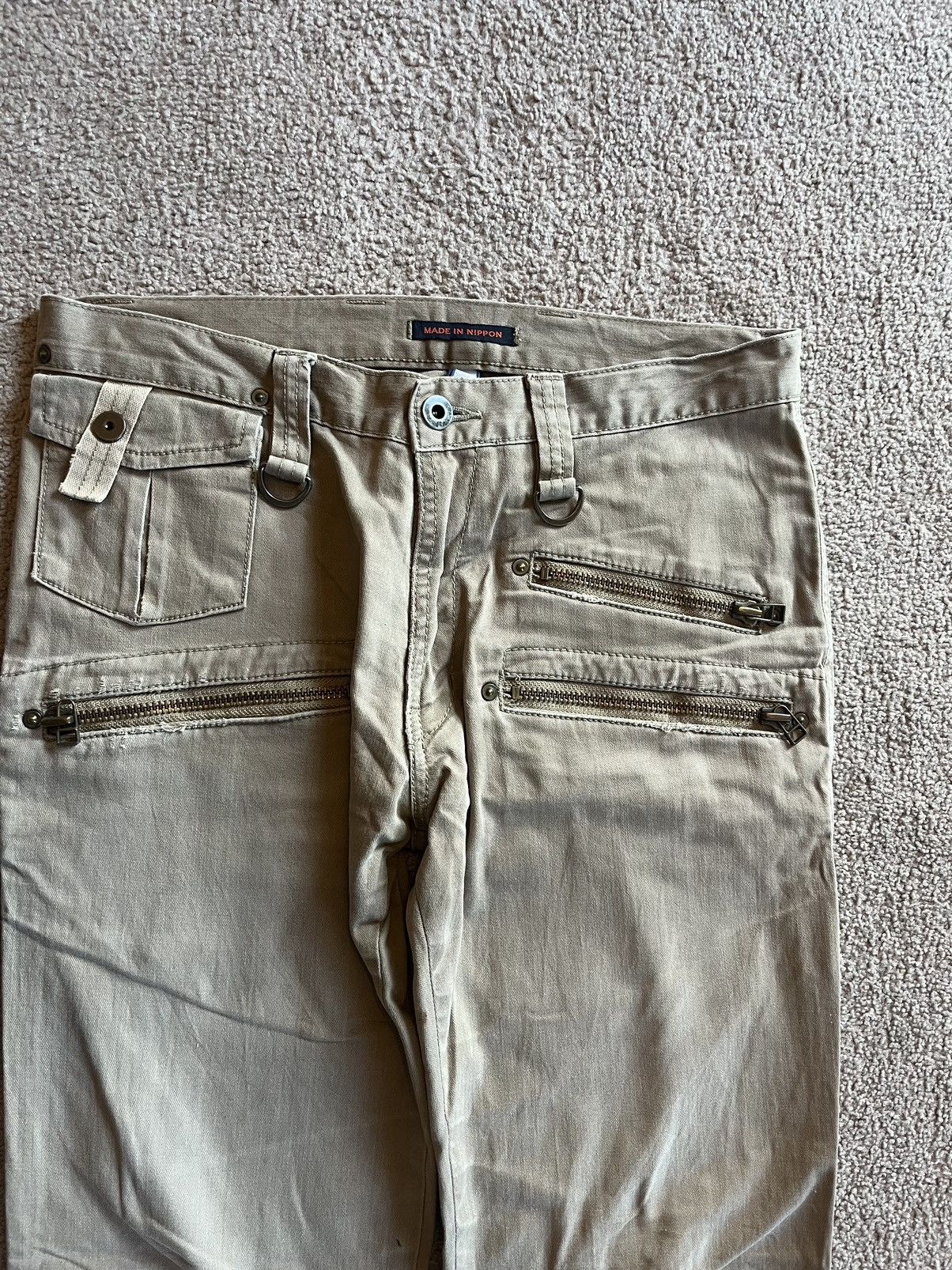 Number (N)ine Blue Way Khaki Cargo denim Size US 30 / EU 46 - 3 Thumbnail