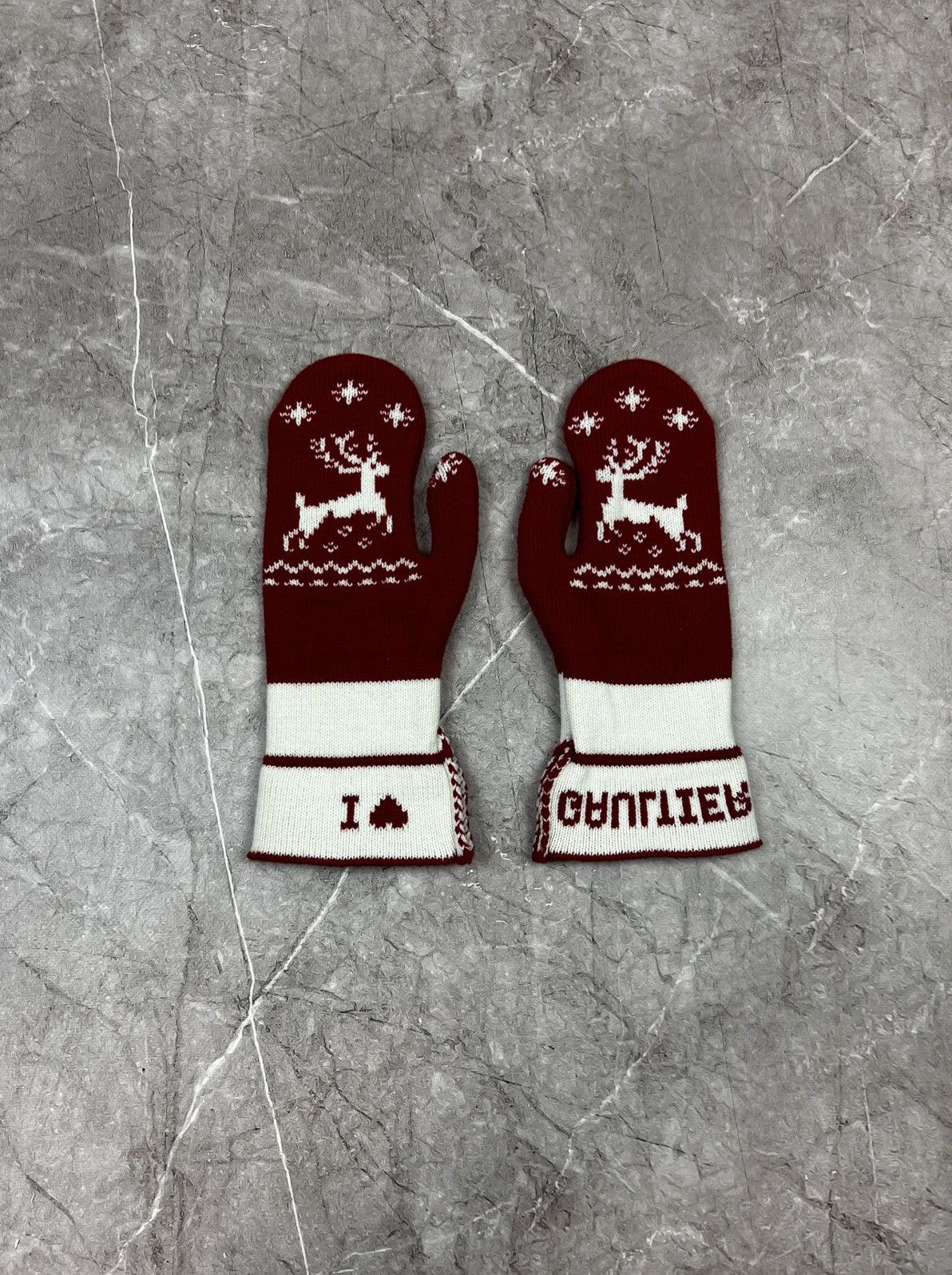 Jean Paul Gaultier Jean Paul Gaultier JPG Vintage Christmas Gloves Size ONE SIZE - 1 Thumbnail