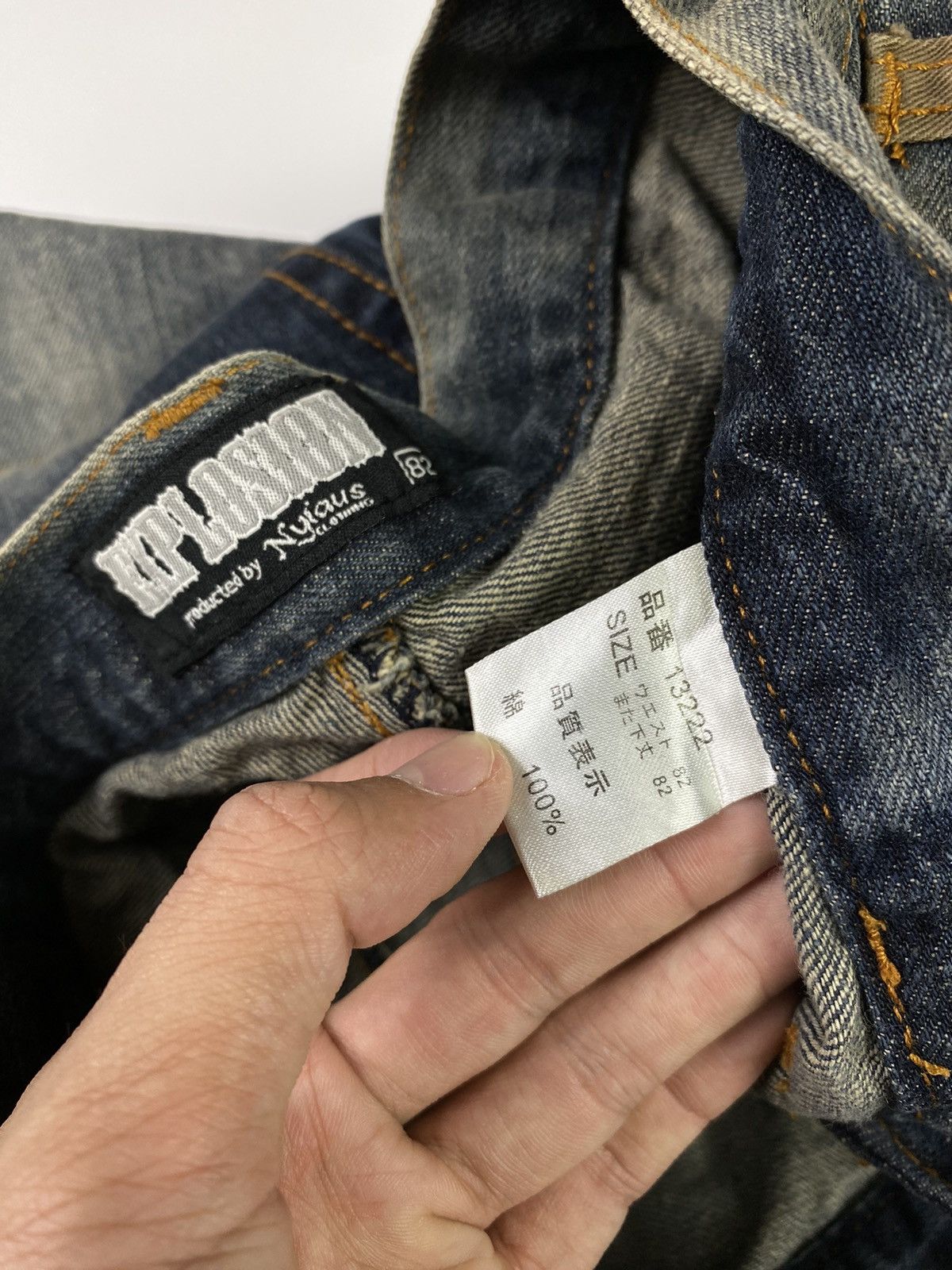 Hysteric Glamour Double waist jeans pant explosion by nylaus bleachwash 30x32 Size US 30 / EU 46 - 11 Thumbnail