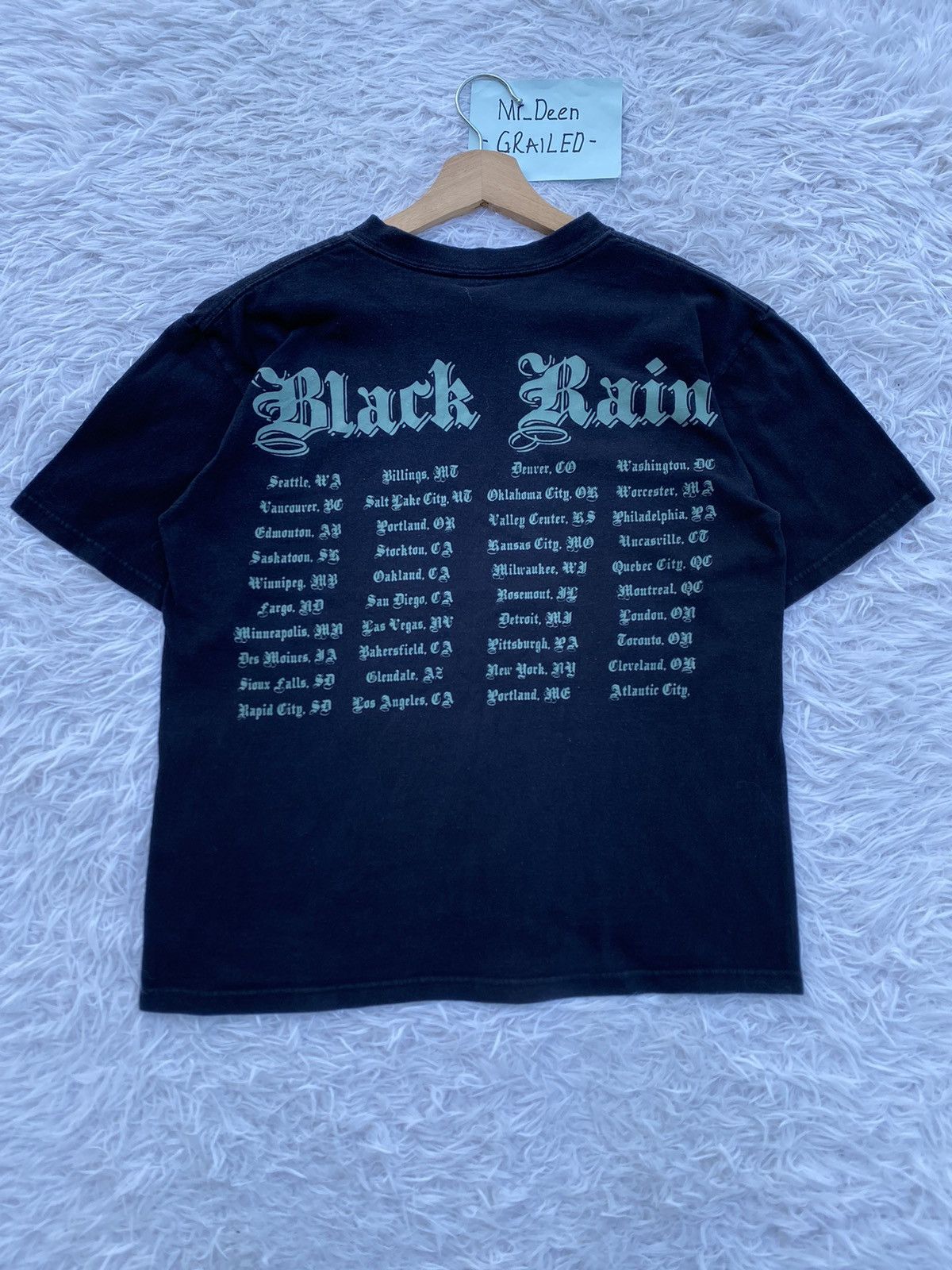 Band Tees Rare Vintage Ozzy Osbourne “Black Rain” Tshirt Size US M / EU 48-50 / 2 - 17 Thumbnail