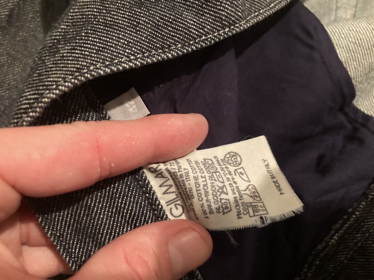 Iceberg × Vintage VTG Iceberg History baggy Black denim silver stitching Size US 42 / EU 58 - 7 Thumbnail
