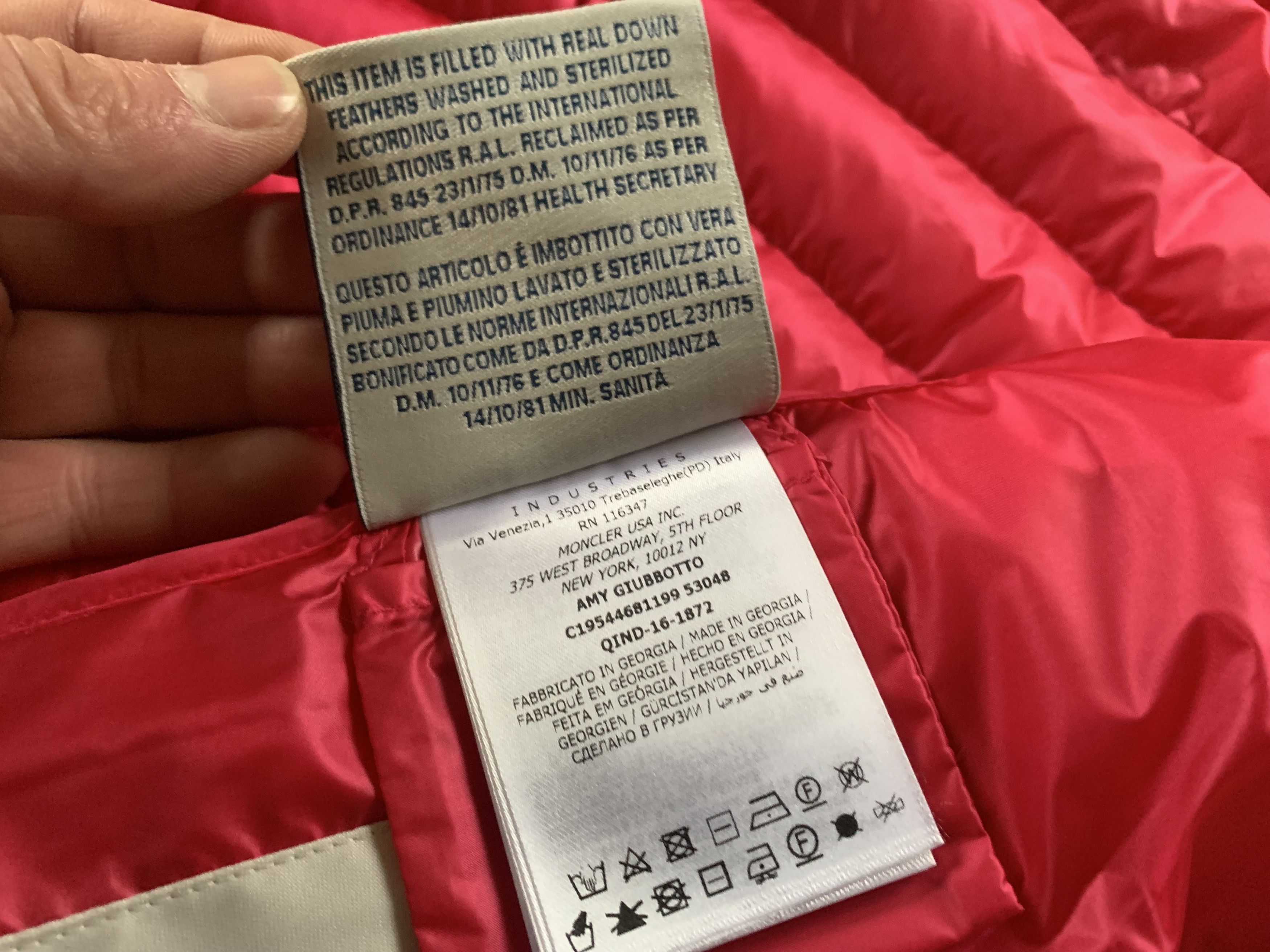 Moncler Kids Moncler Longue Saison Pink Quilted Jacket Size XXS / US 00 / IT 34 - 10 Thumbnail