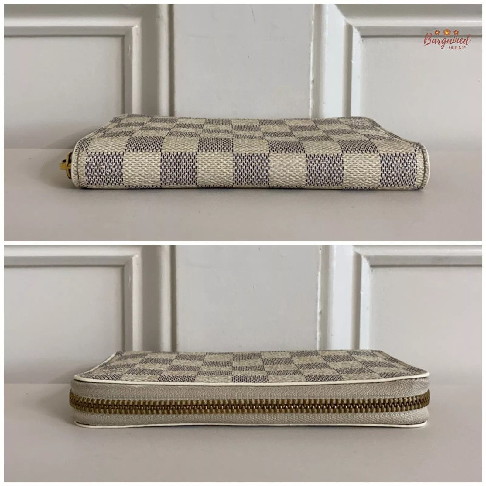Louis Vuitton Louis Vuitton Damier Azur Leather Zippy Compact Wallet Size ONE SIZE - 5 Thumbnail