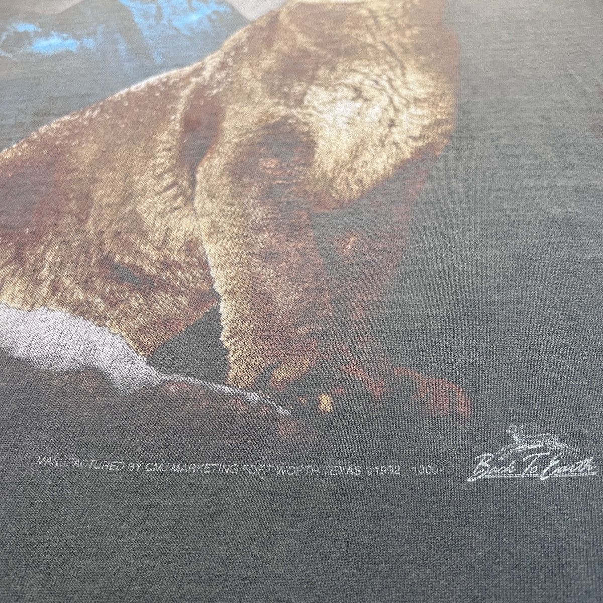 Vintage Vintage 90s 3D Emblem Cougar Tee XL Faded Size US XL / EU 56 / 4 - 8 Thumbnail
