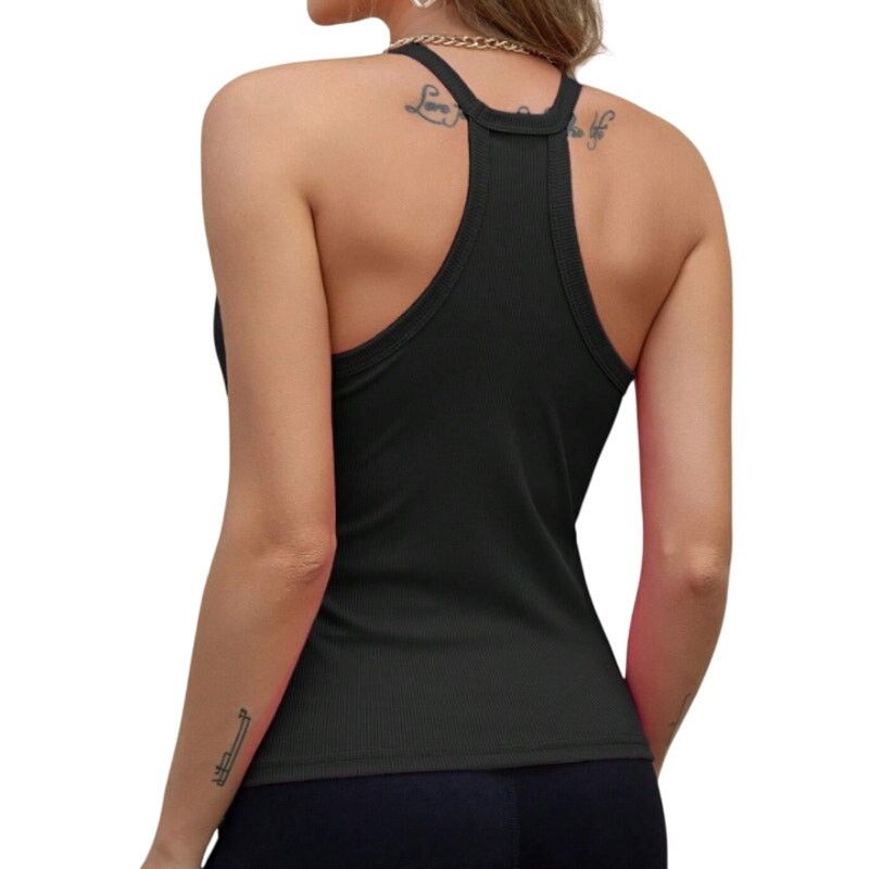 Shein Slim Fit Tank Top in Black, Size S Size S / US 4 / IT 40 - 2 Thumbnail