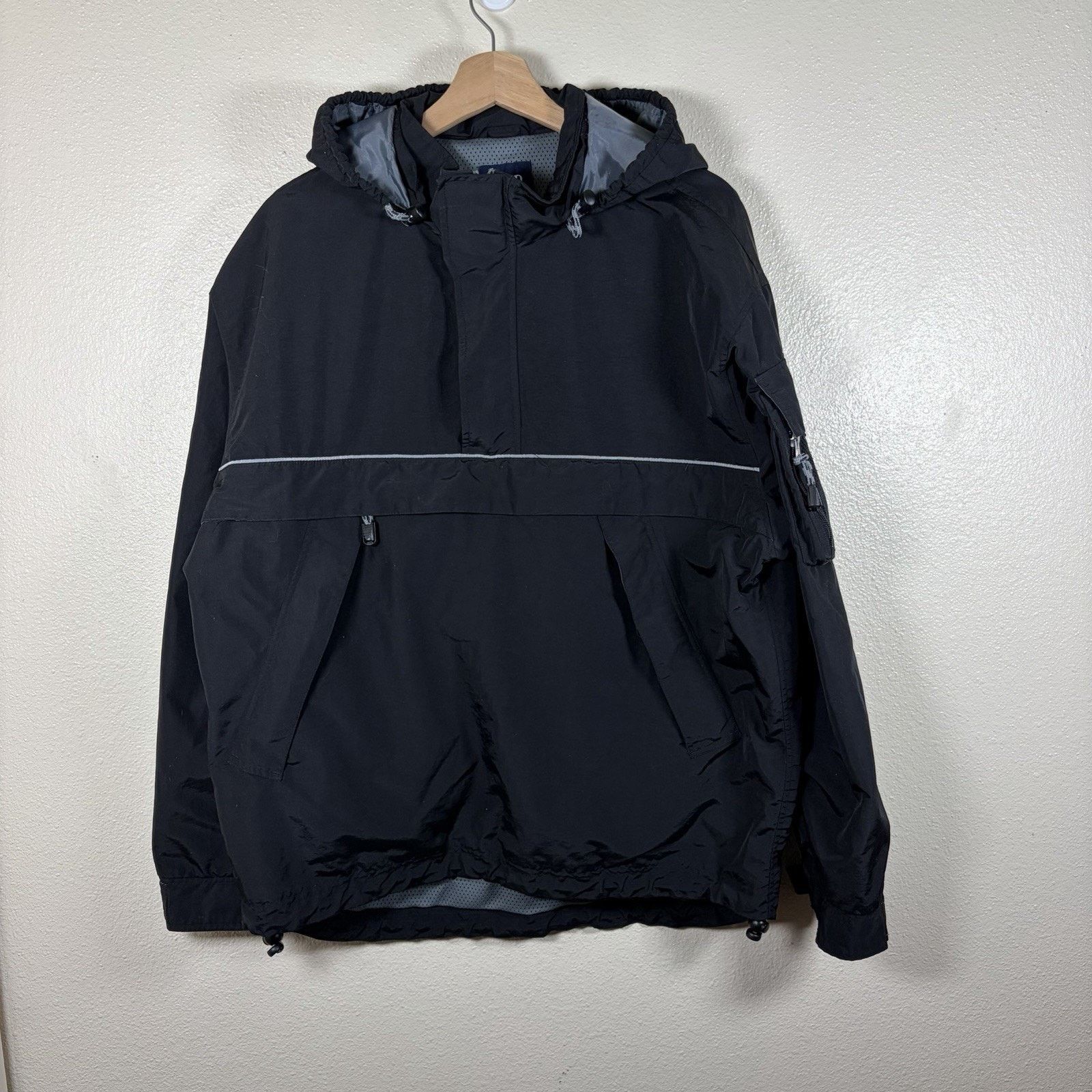 Gap × Vintage Gap Swing Top Jacket All Black 00s | Grailed