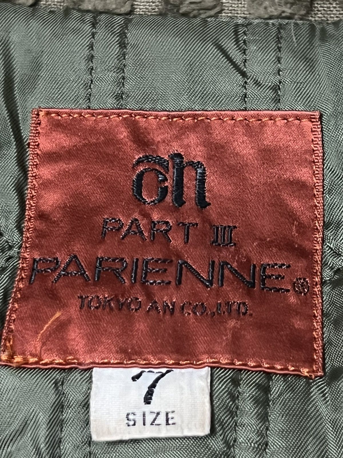 Japanese Brand × Vintage Vintage PARIENNE PART 3 zipper jacket leather sleeve velvet Size US M / EU 48-50 / 2 - 10 Thumbnail