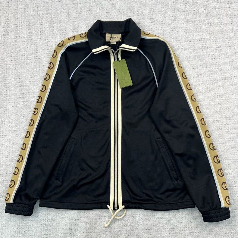 Gucci Gucci Side-sleeved Logo striped casual long-sleeved jacket Size US M / EU 48-50 / 2 - 1 Thumbnail