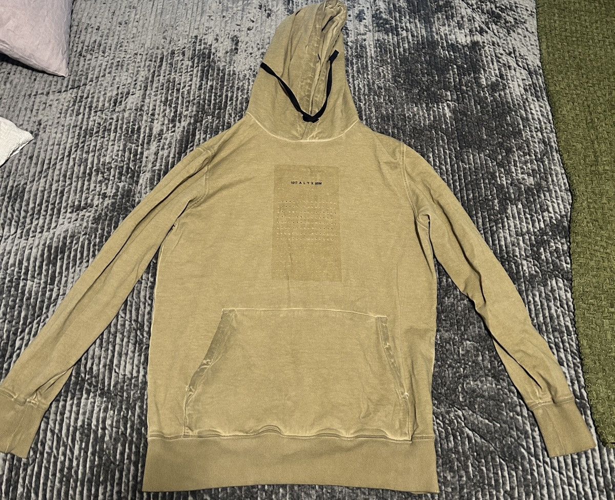 1017 ALYX 9SM Alyx hoodie w/ prints in Dark Sand Size US XL / EU 56 / 4 - 1 Thumbnail