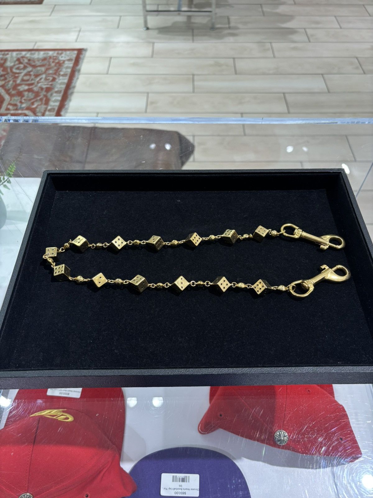 Other Starchain World Gold Dice Wallet Chain Size ONE SIZE - 1 Thumbnail