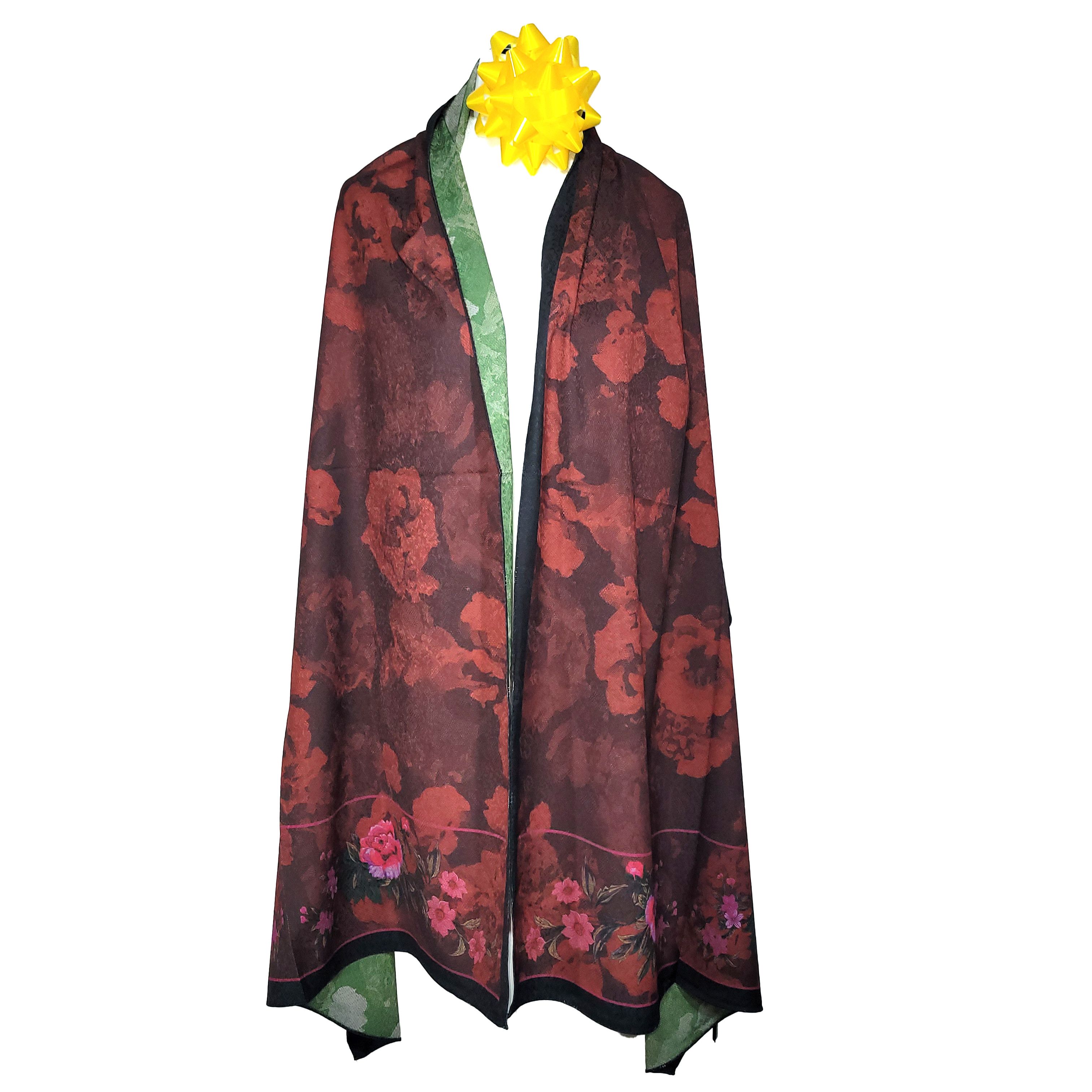 Other NWT Double-Sided Silk Scarf 27"x70" Long Rectangle Wrap 3327 Size ONE SIZE - 5 Thumbnail