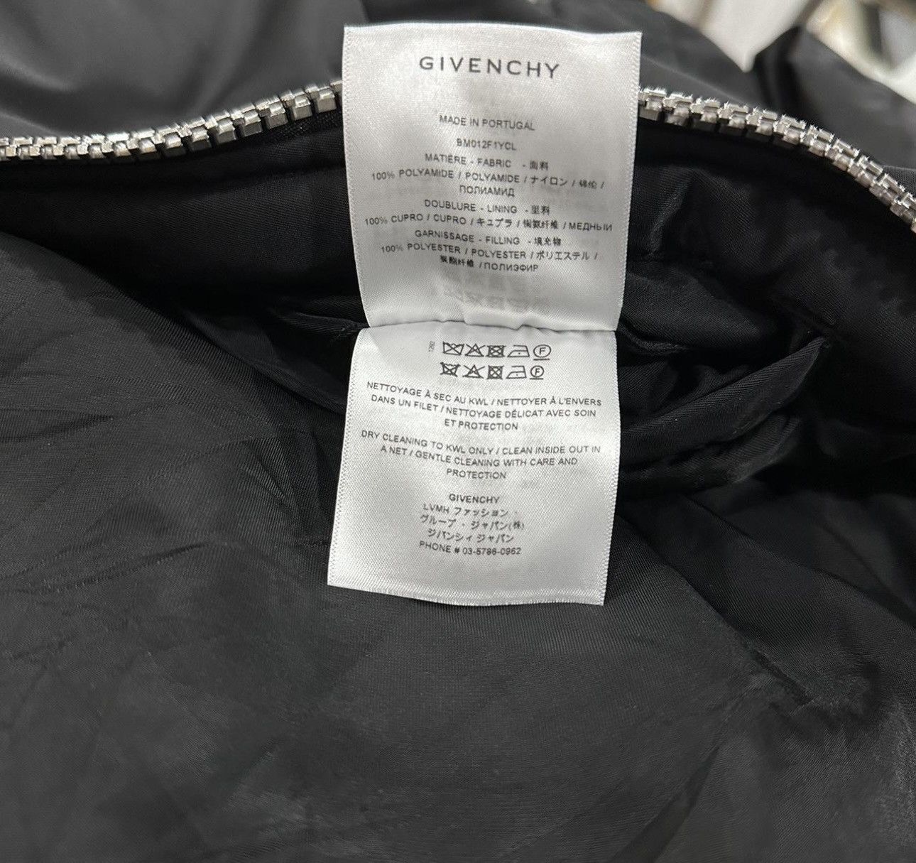 Givenchy Givenchy Black Gathered Bomber Jacket Size US M / EU 48-50 / 2 - 8 Thumbnail