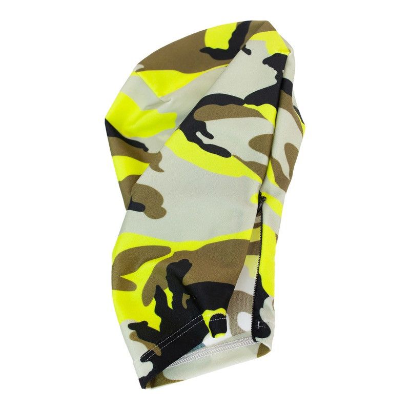 Vetements Vetements Neon Khaki Camo Face Mask Size ONE SIZE - 1 Thumbnail