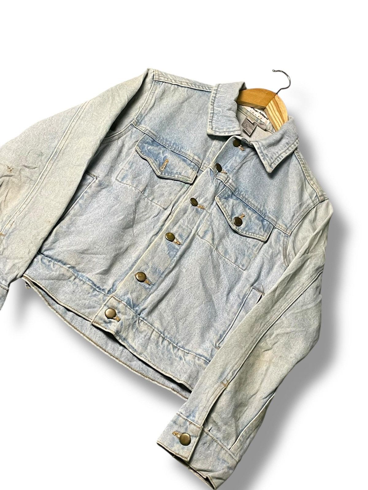 American Apparel American Apparel Denim Jacket (4) Size US XXS / EU 40 - 2 Thumbnail