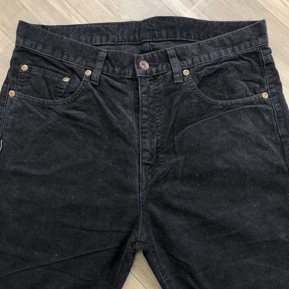 Japanese Brand × Neighborhood 2000s Neighborhood Black Corduroy Pants Size US 33 - 3 Thumbnail