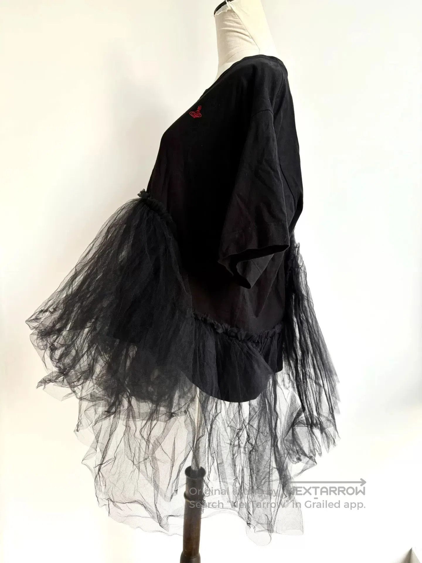 Vivienne Westwood Vivienne Westwood Red Saturn Black Mesh T. Size M / US 6-8 / IT 42-44 - 3 Thumbnail