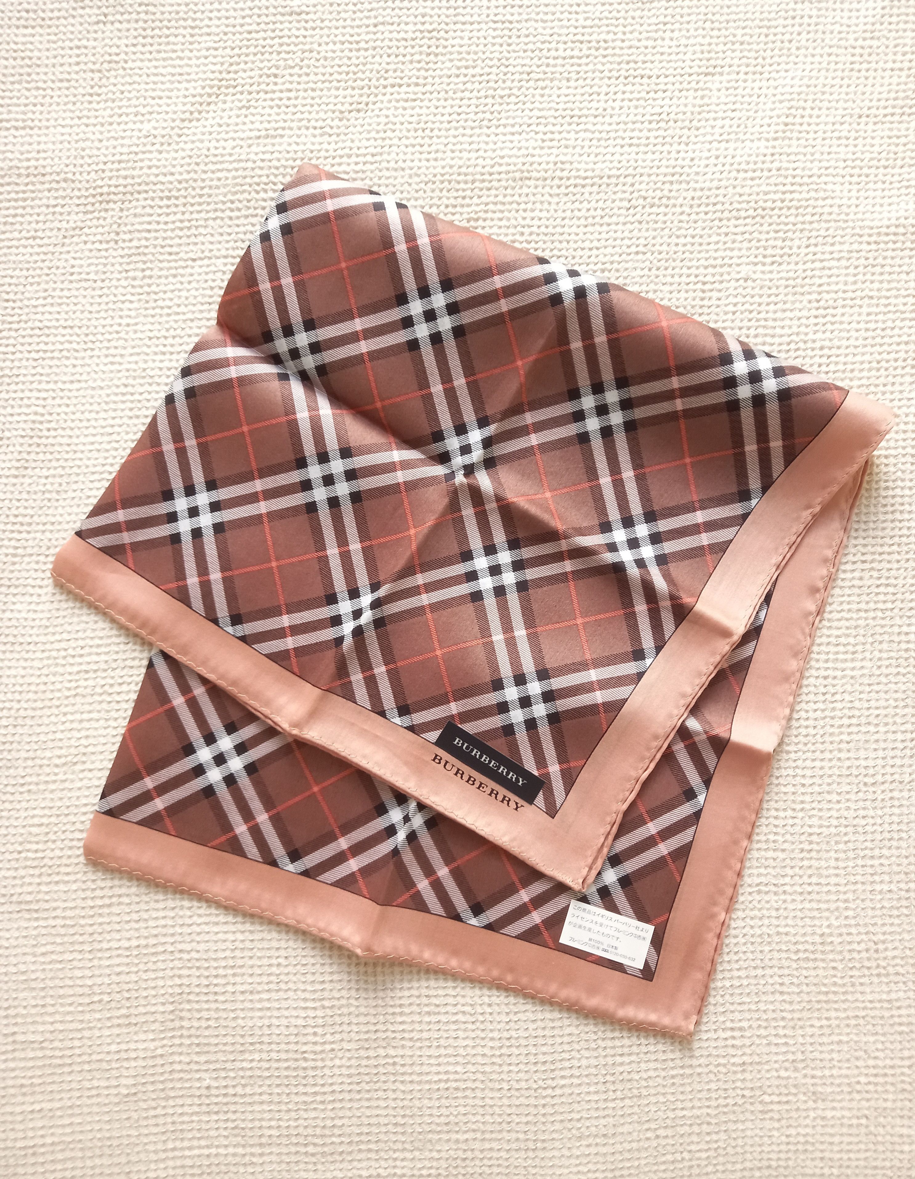 Burberry × Vintage NEW Burberry bandana handkerchief neckerchief nova check Size ONE SIZE - 1 Thumbnail