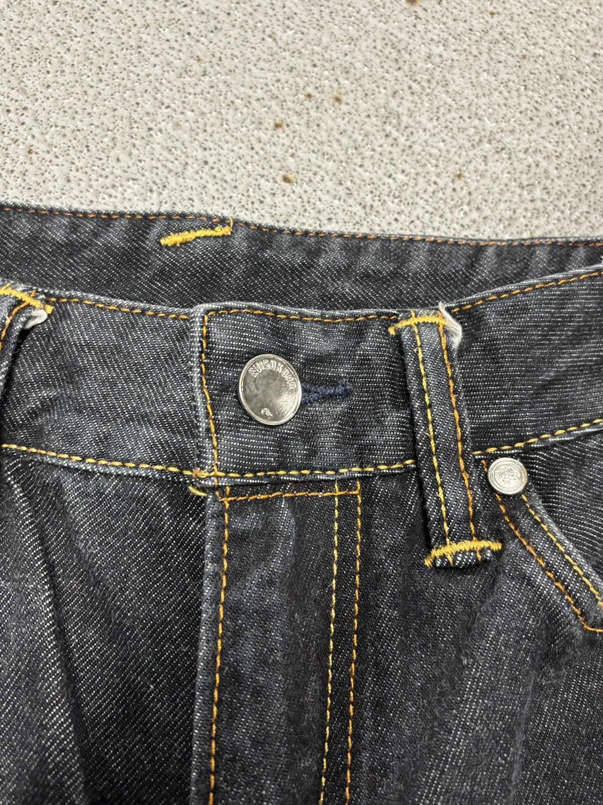 Evisu Evisu Kuro Embroidered Heavyduty Jeans Size US 34 / EU 50 - 4 Thumbnail
