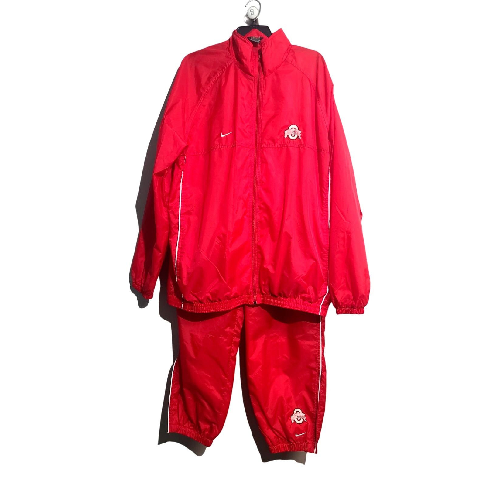Nike Vintage Nike Ohio State Buckeyes Windbreaker Suit Size US 36 / EU 52 - 1 Thumbnail