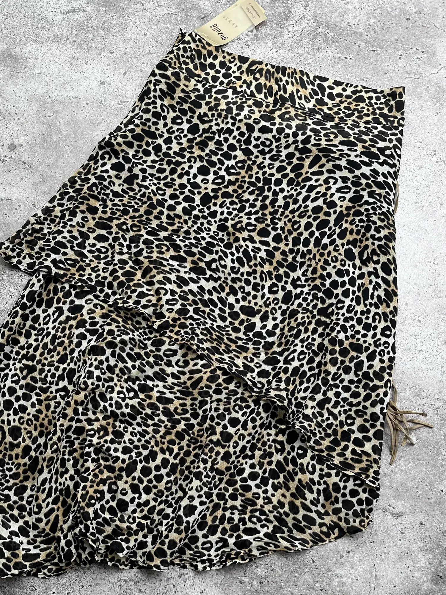 Japanese Brand Vintage Bondage Asymmetric Skirt C198(V429)(E8) Size 26" / US 2 / IT 38 - 6 Thumbnail