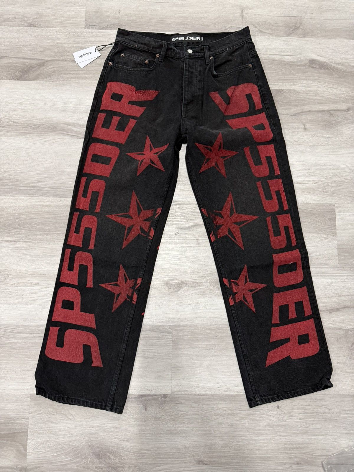 Sp5der SP5DER BLACK 5PKT DENIM Size US 32 / EU 48 - 1 Thumbnail