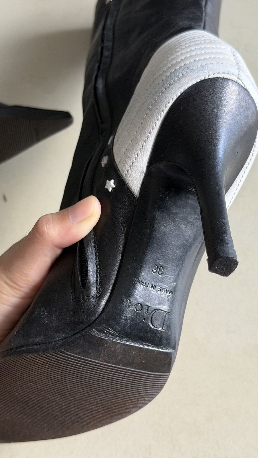 Dior Dior Moto Boots Vintage Size US 6 / IT 36 - 6 Thumbnail