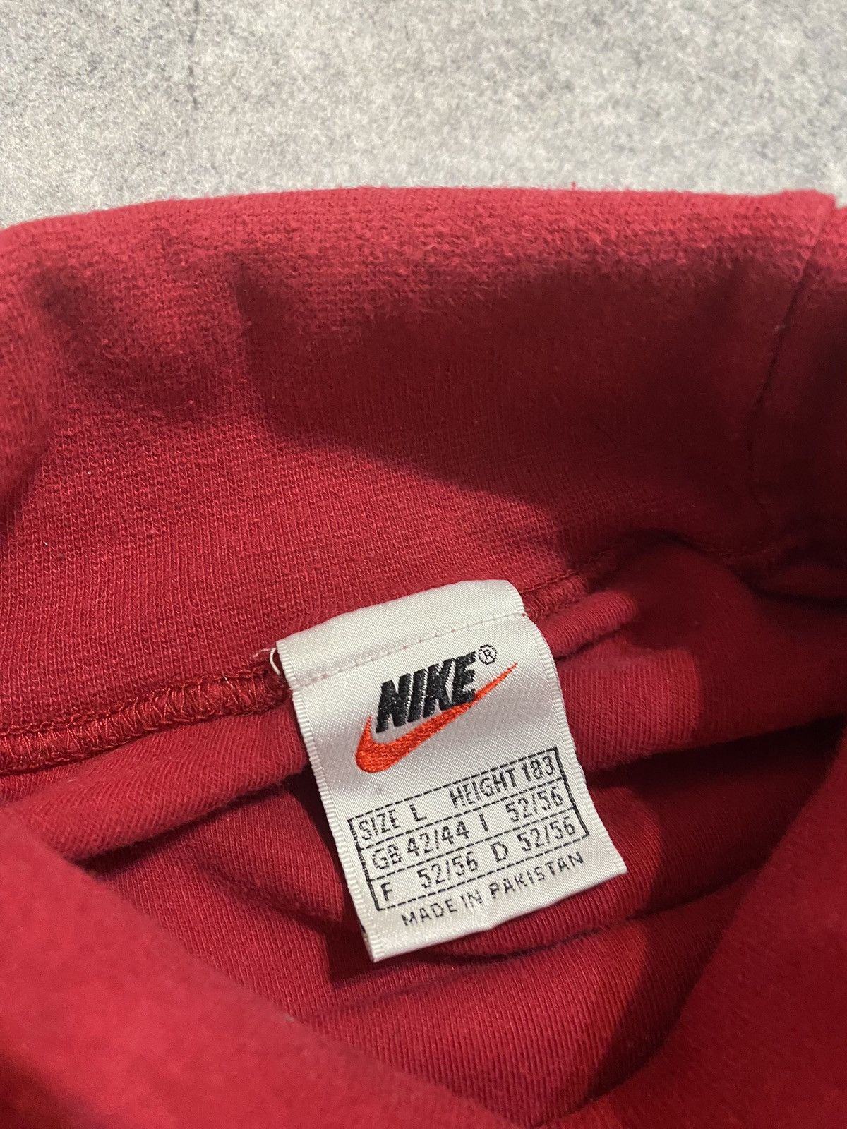 Nike × Vintage Vintage 90s Nike Turtleneck Golf Sweatshirt Size US L / EU 52-54 / 3 - 6 Thumbnail
