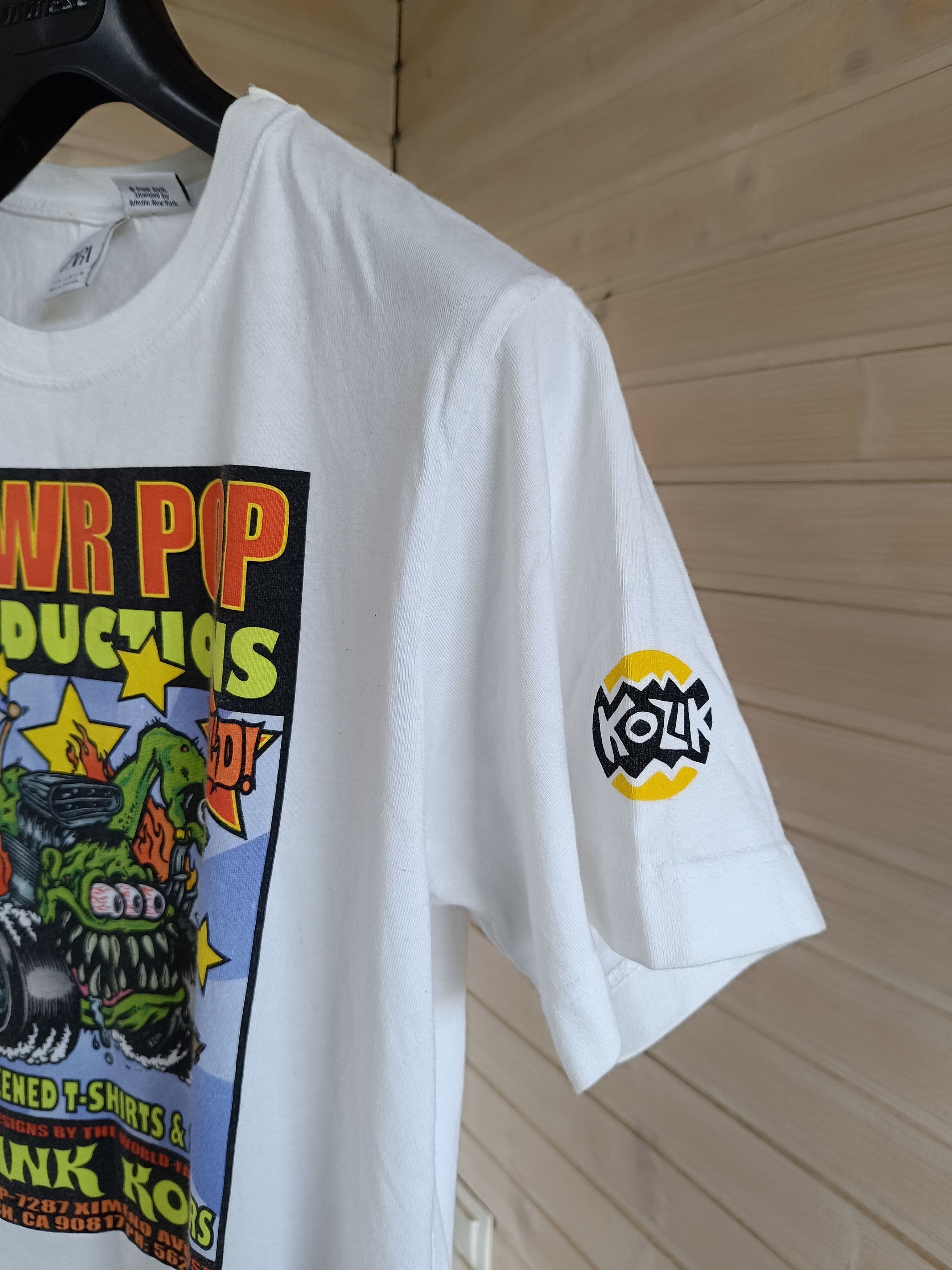 Anime × Zara Frank Kozik Zara Graphic Tee Rock Punk Grunge Hype Size US M / EU 48-50 / 2 - 2 Thumbnail
