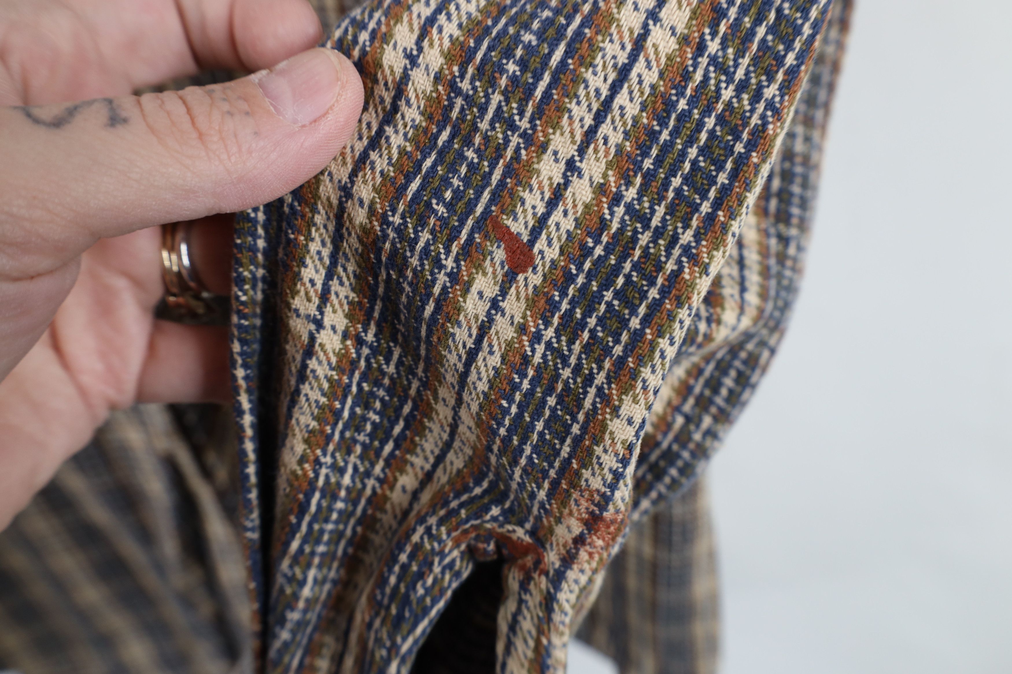 Vintage Vintage 90s Streetwear Heavyweight Flannel Snap Button Shirt Size US M / EU 48-50 / 2 - 8 Thumbnail