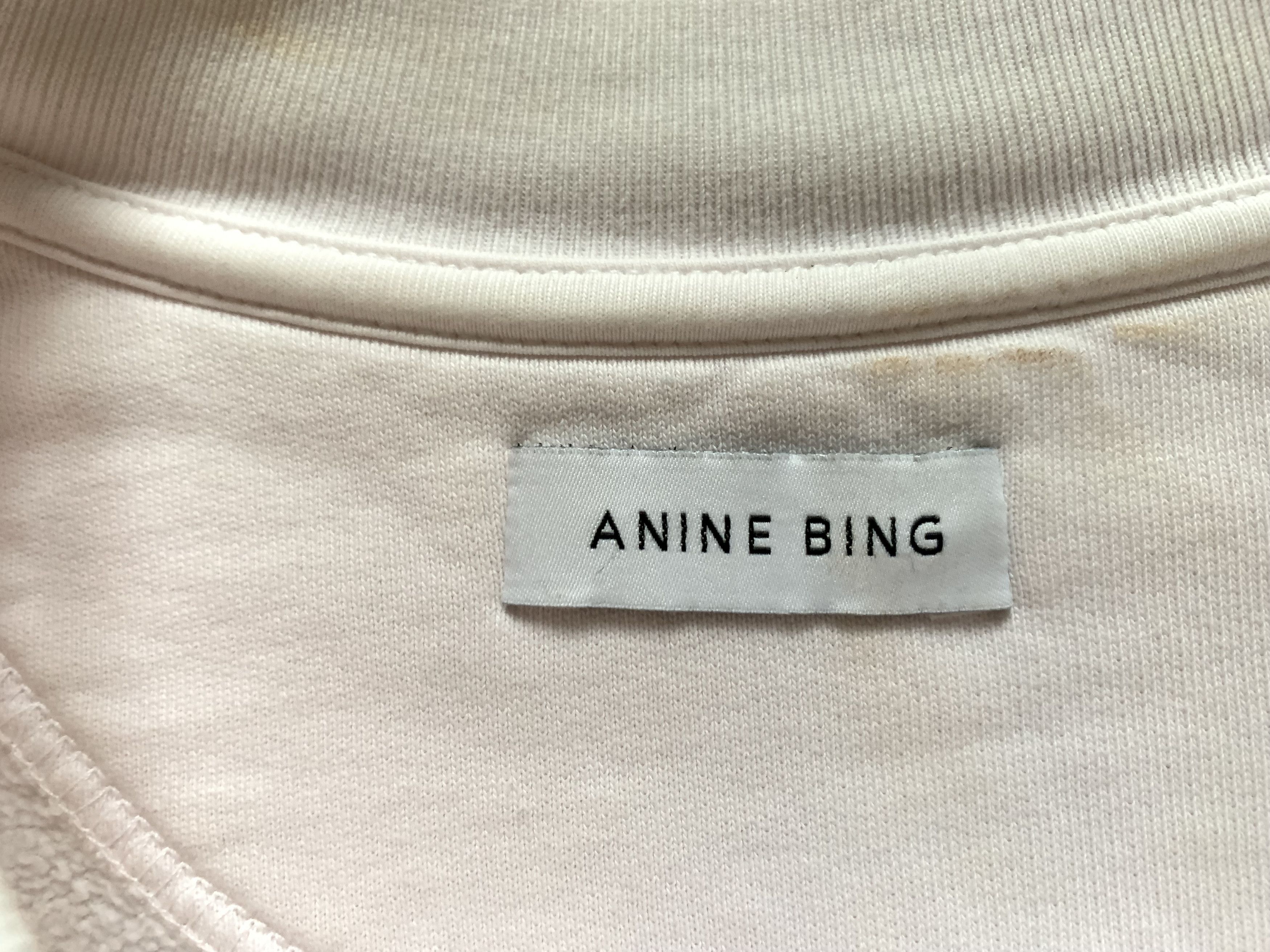 Anine Bing Anine Bing LA Beige Printed Sweatshirt 2012 Size L / US 10 / IT 46 - 7 Thumbnail