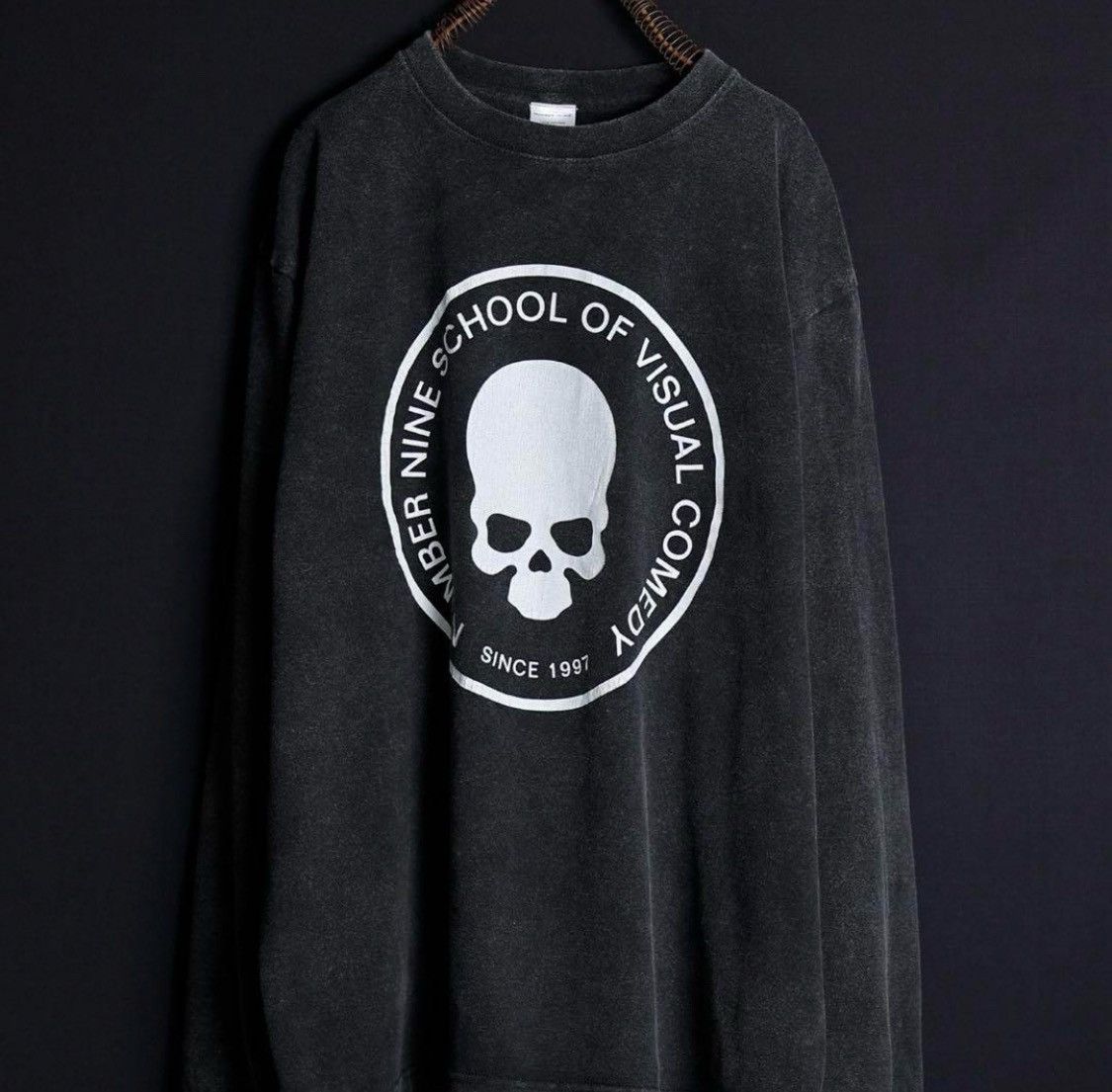 Number (N)ine number nine SCHOOL OF VISUAL COMEDY POWDER L/S T-SHIRT Size US L / EU 52-54 / 3 - 1 Thumbnail