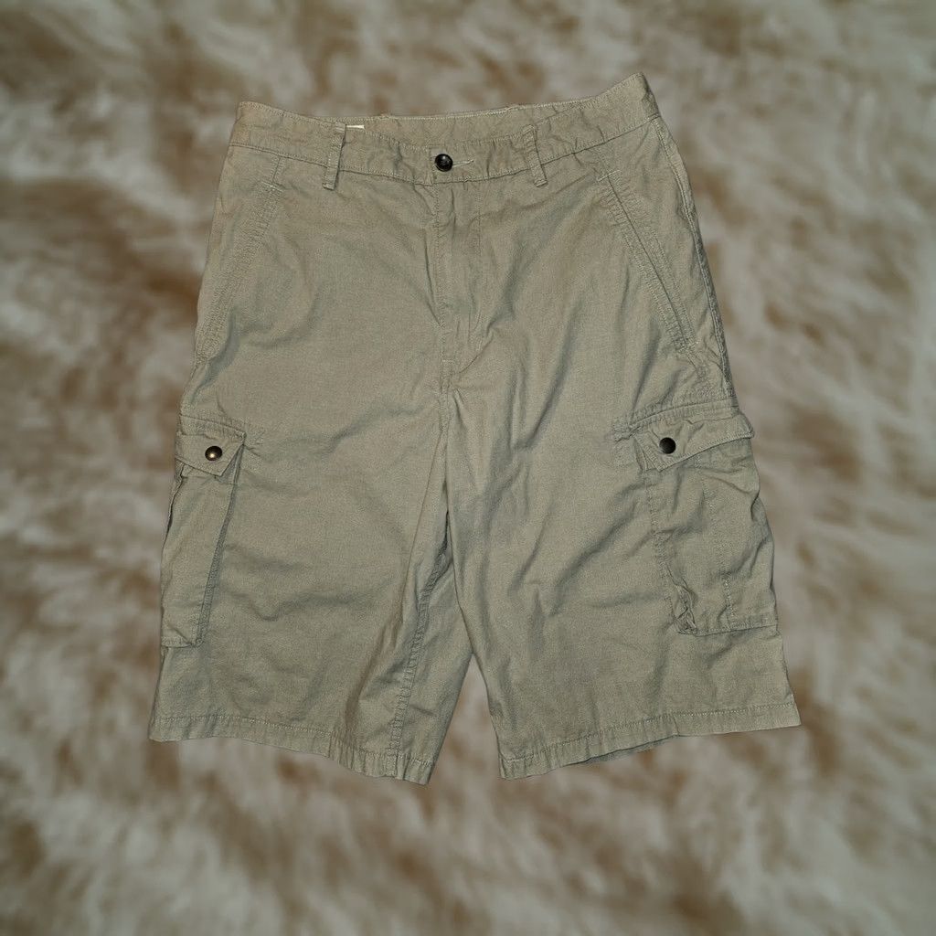 Levi's Levi's Cargo Shorts Men 30 Beige High Rise White Tab Long Casual 90s Outdoor American Mens Size US 30 / EU 46 - 1 Thumbnail