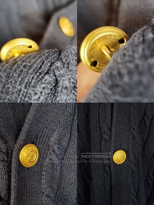 Burberry Burberry Blue Cotton-Linen Knit Long Sleeve Top. Size M / US 6-8 / IT 42-44 - 6 Thumbnail