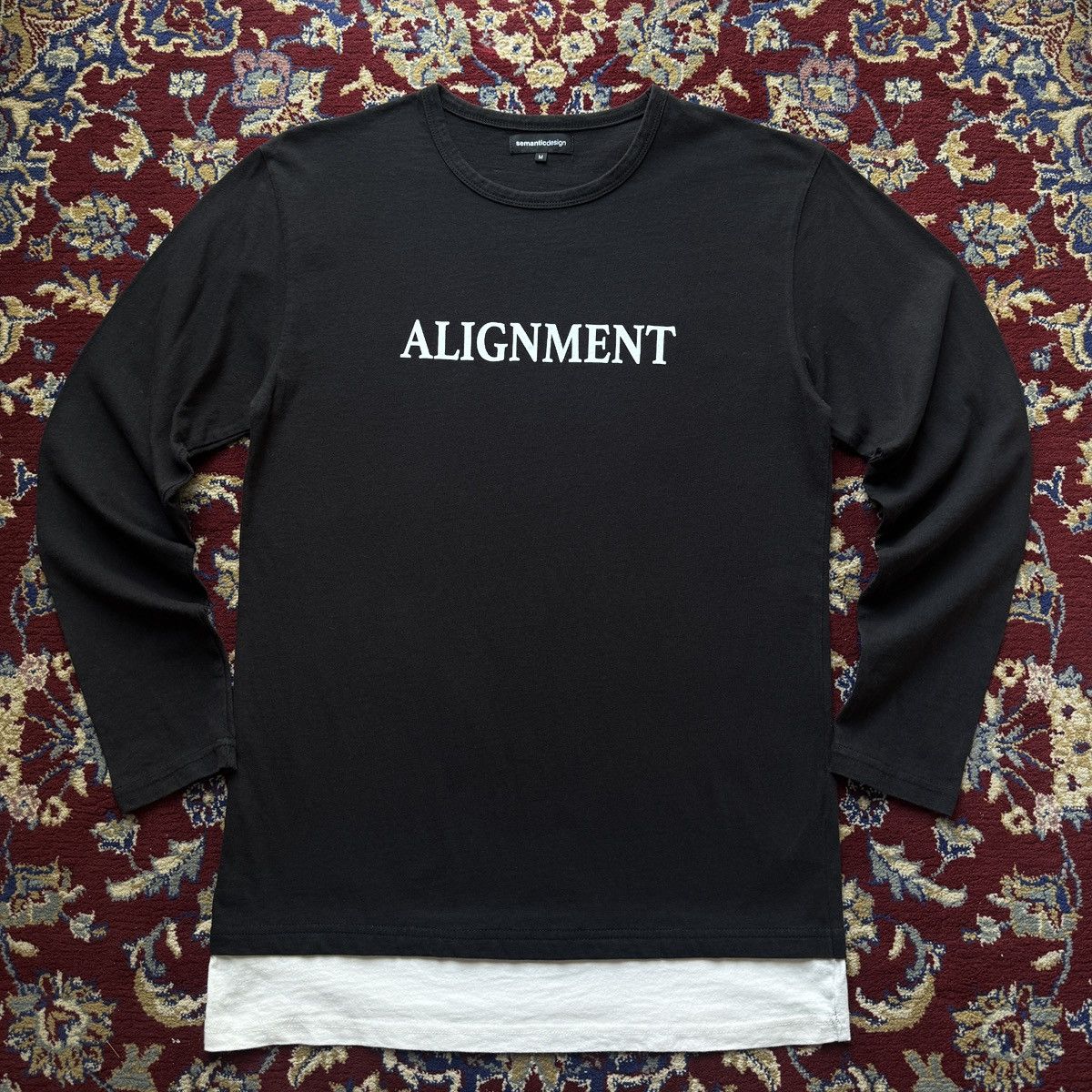 semanticdesign Semanticdesign Alignment Layered Tee Japanese Brand Y2K Size US M / EU 48-50 / 2 - 1 Thumbnail