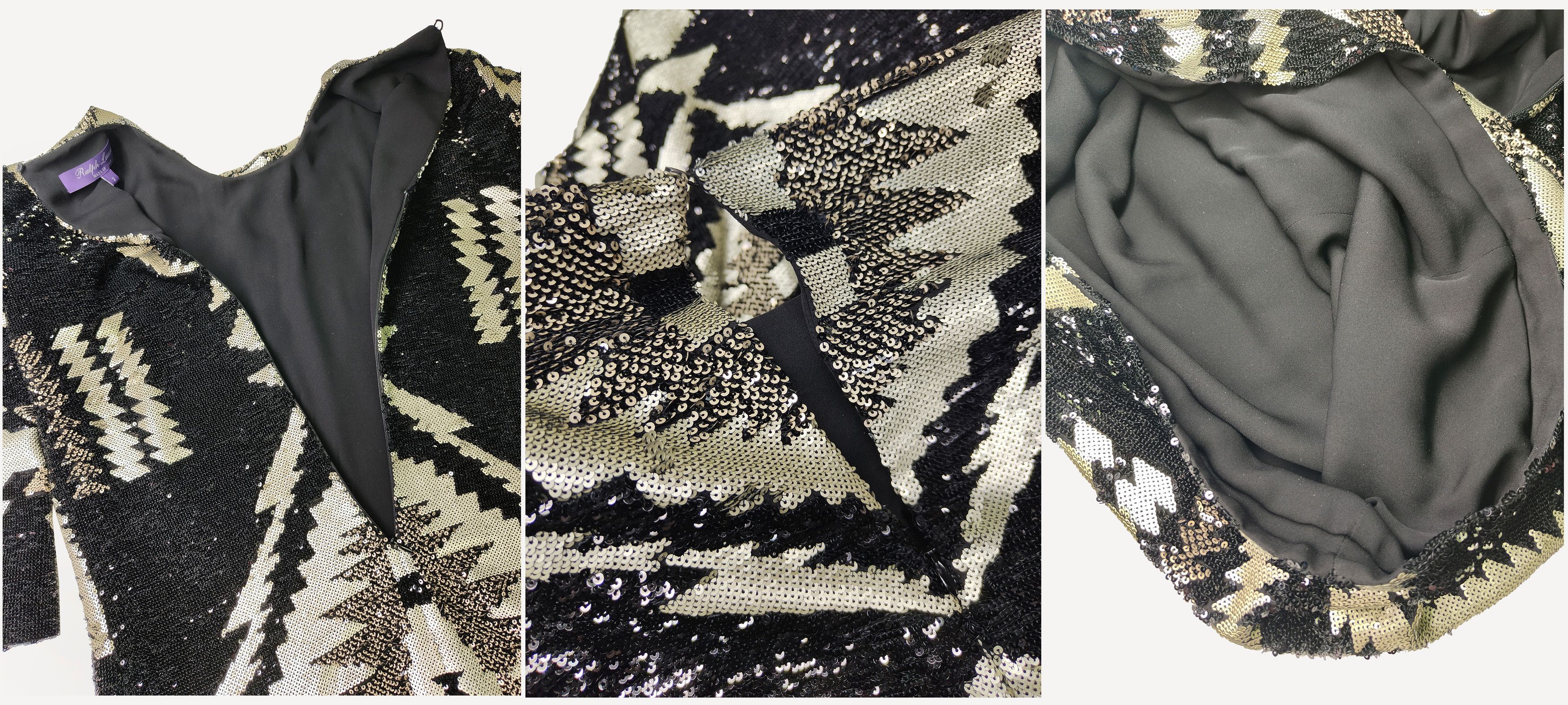 Ralph Lauren Purple Label Ralph Lauren Collection _ f/w 2016 _ Runway _ Sequin Dress Size XS / US 0-2 / IT 36-38 - 5 Thumbnail