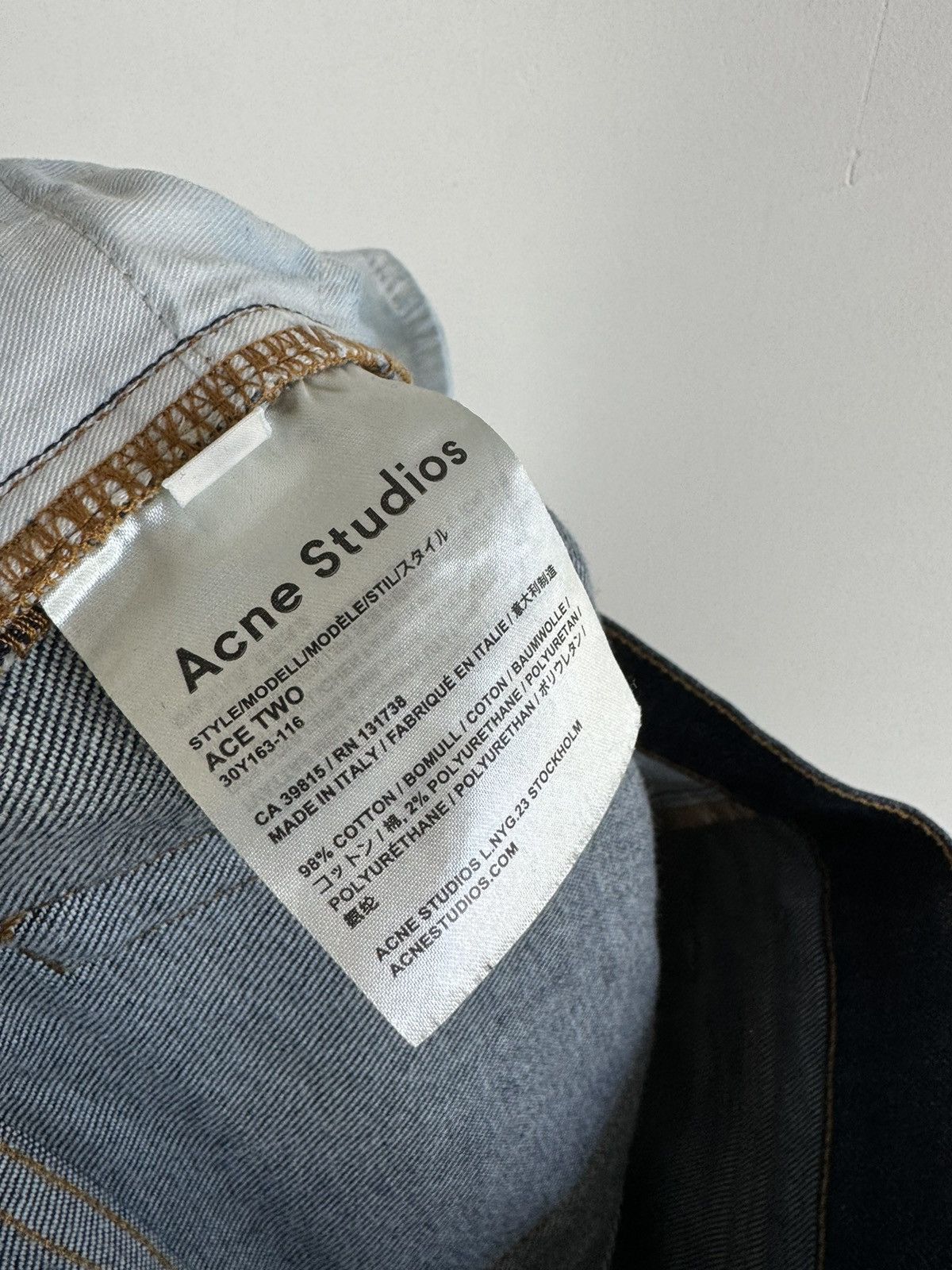Acne Studios Acne Studios Denim Jeans Ace Two 30x32 Size US 30 / EU 46 - 5 Thumbnail