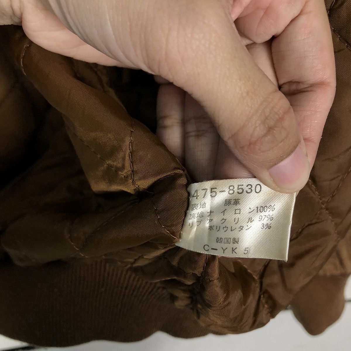 Japanese Brand 🔥Vtg Bomber Jacket Genuine Leather Japan Made Size US M / EU 48-50 / 2 - 17 Thumbnail
