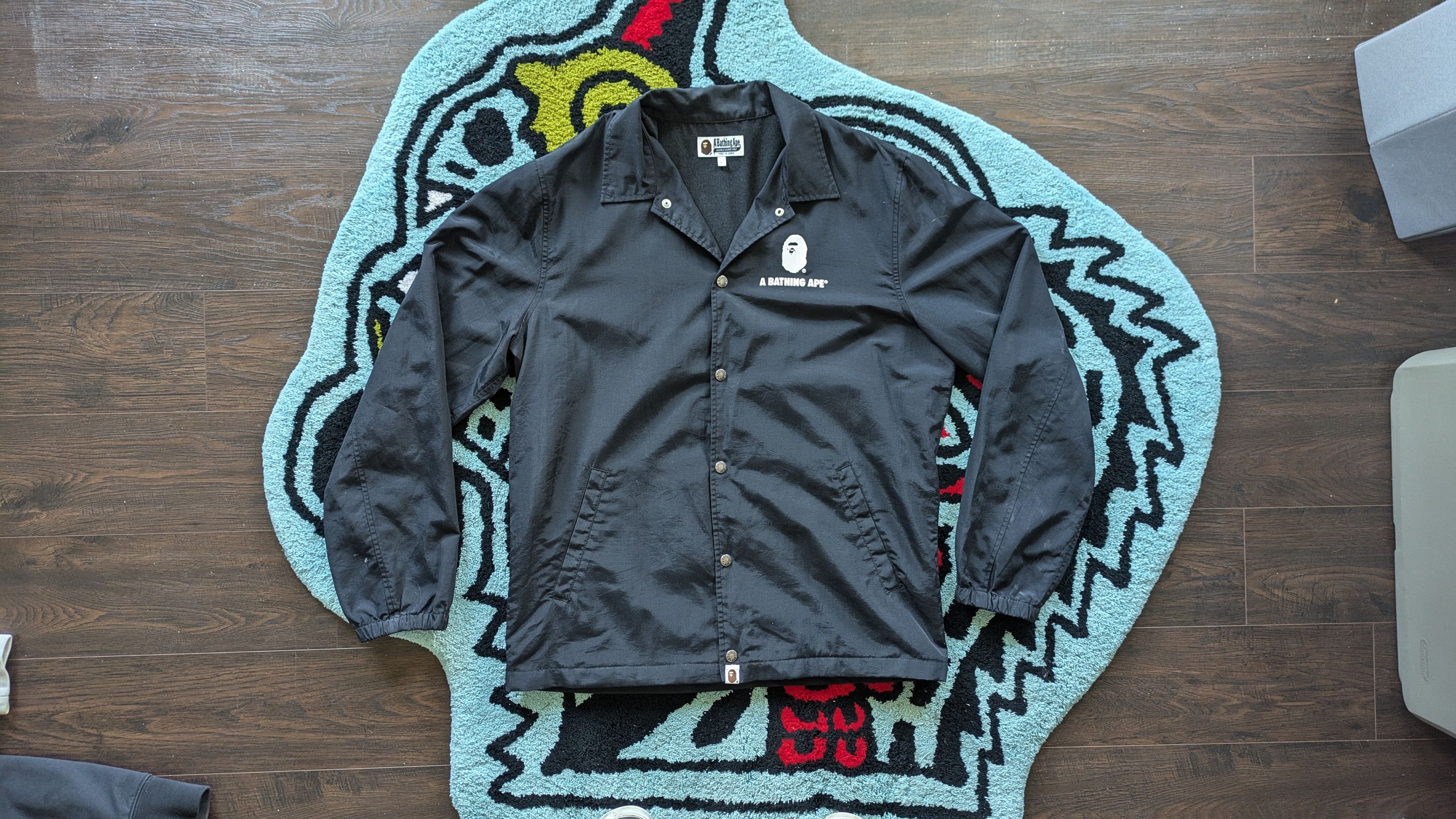 Bape Ape Strong Together Coach Jacket Size US M / EU 48-50 / 2 - 1 Thumbnail
