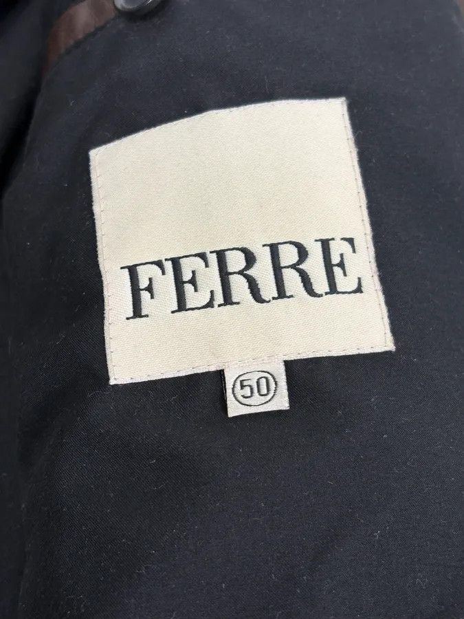 Gianfranco Ferre FW2008 Gianfranco Ferré Brown Quilted Bomber Leather Jacket Size US M / EU 48-50 / 2 - 12 Thumbnail