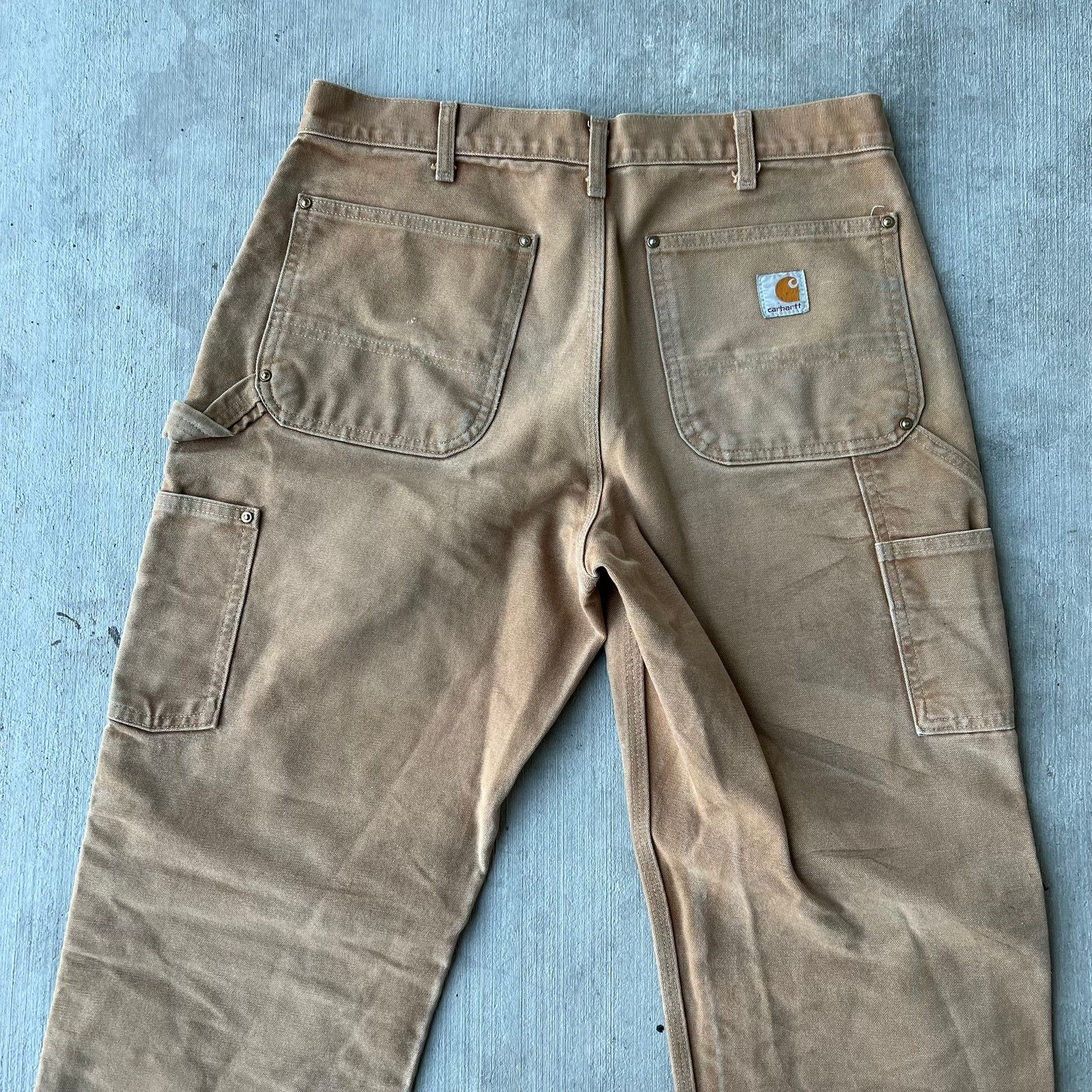 Carhartt × Vintage Carhartt brown double knee work wear carpenter pants Size US 32 / EU 48 - 6 Thumbnail