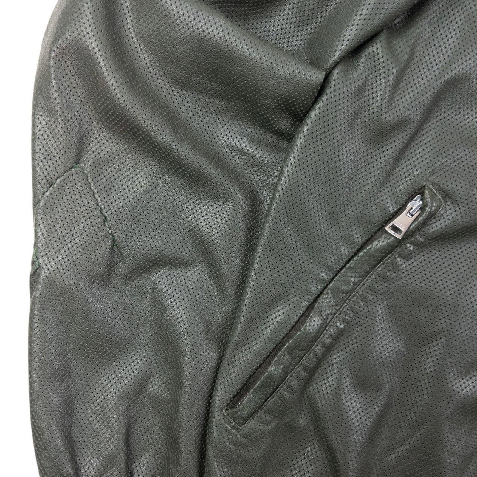 Gucci Vintage 2000s Gucci By Tom Ford Leather Bomber Jacket Size M Size US M / EU 48-50 / 2 - 5 Thumbnail