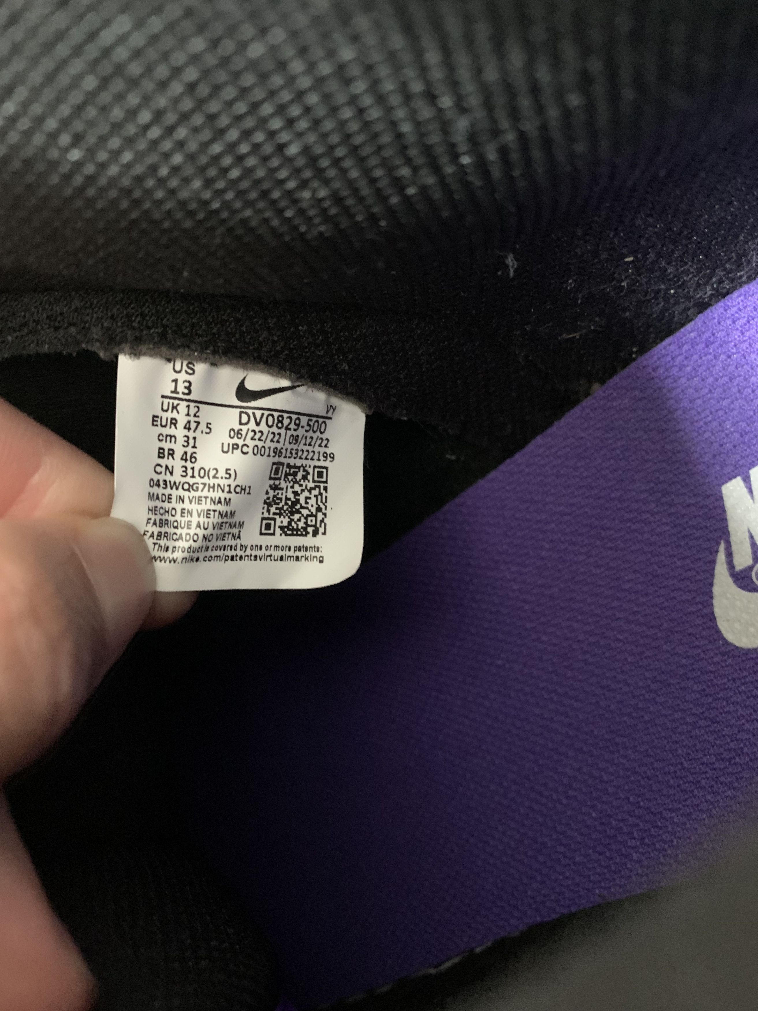 Nike Nike Dunk High 'Psychic Purple' Size US 13 / EU 46 - 2 Thumbnail