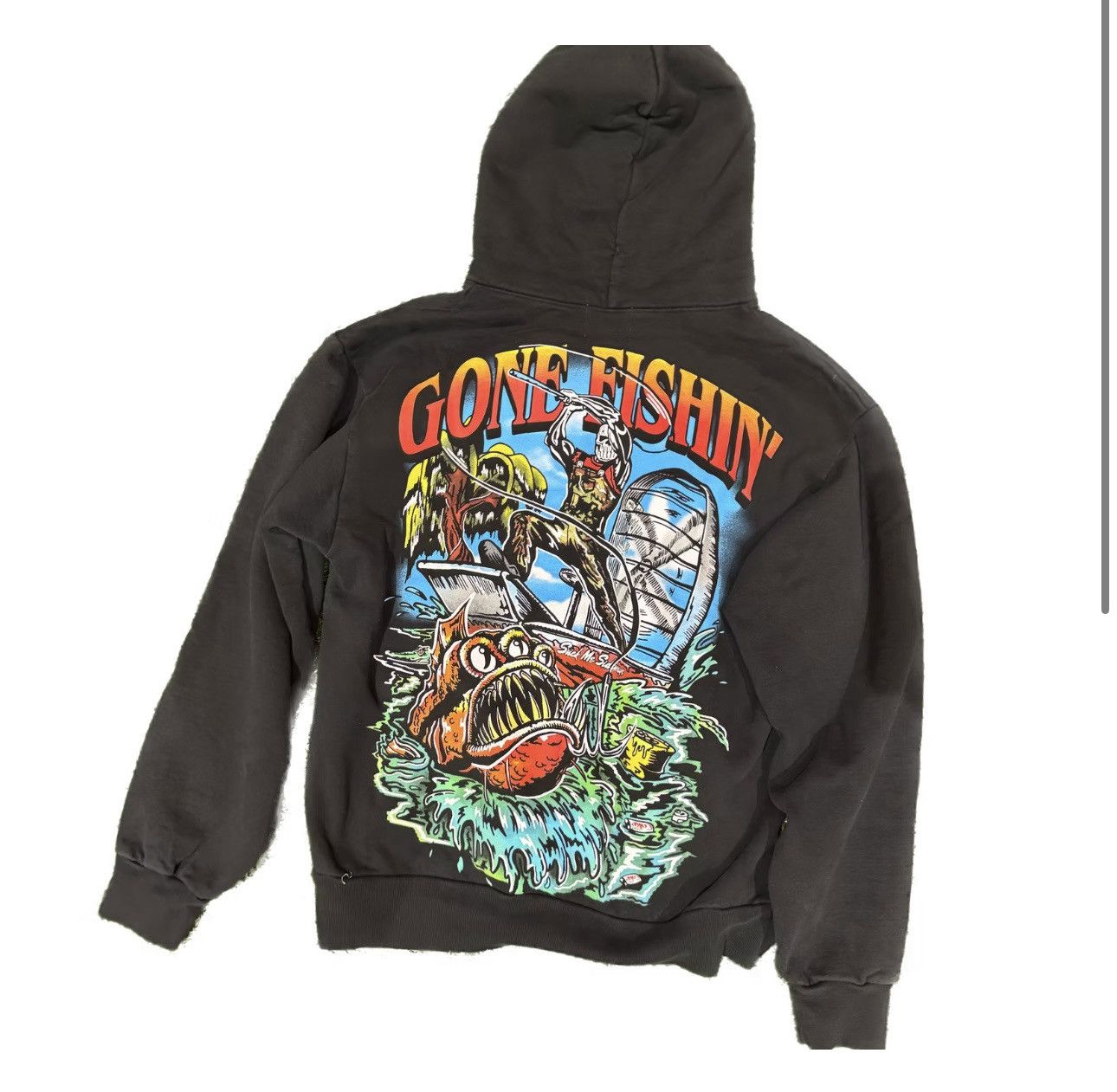 Warren Lotas Warren Lotas Gone Fishin Hoodie size Large Size US L / EU 52-54 / 3 - 1 Thumbnail