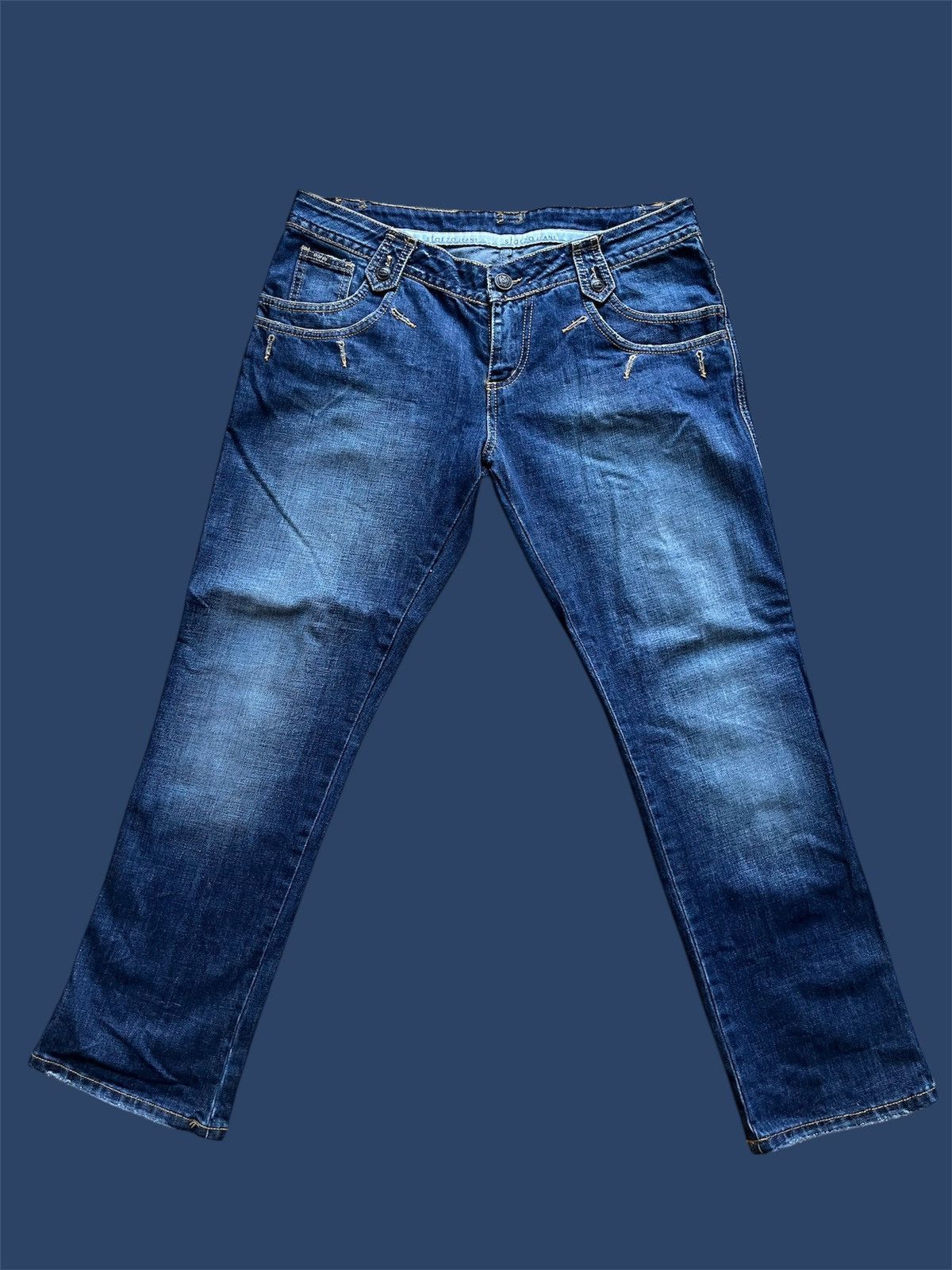 Other Sfarzo Vintage Embroidered Dark Wash Jeans Size 28" / US 6 / IT 42 - 4 Thumbnail