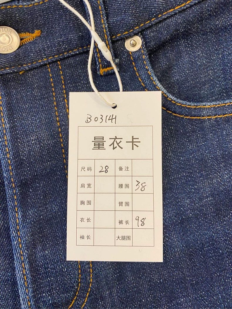 Dior Dior Dark blue inner full-printed logo jeans 2504-Nextarrow Size 28" / US 6 / IT 42 - 8 Thumbnail