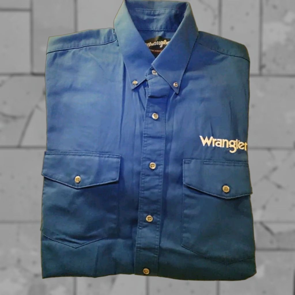 112341088 Chemise Wrangler Indigood Icons 27MW Western Homme | La Joya Western Strasbourg3