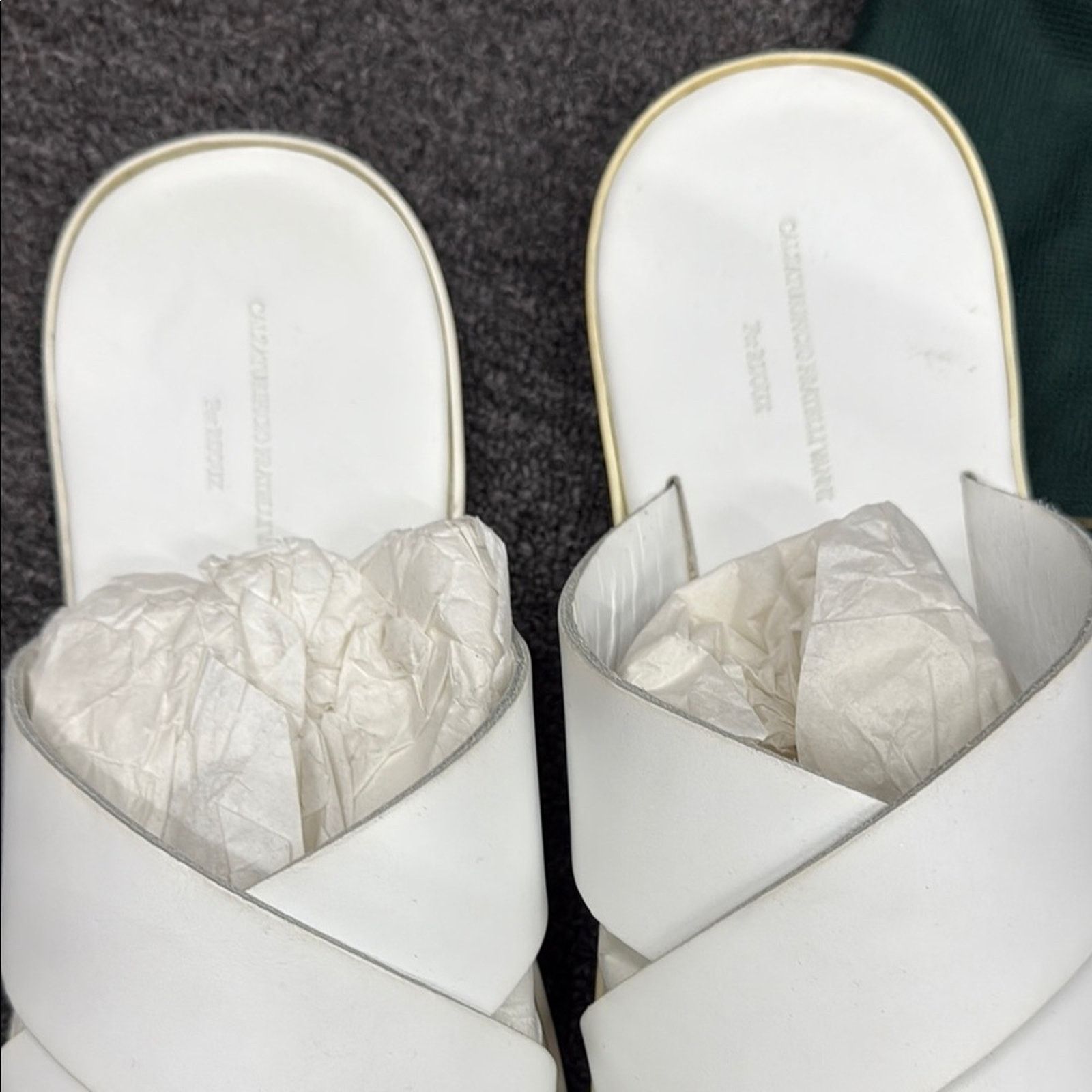 Other NWT Fratelli Vanni for Rijoux leather Slide Sandals 9 EU 42 Size US 9 / IT 39 - 3 Thumbnail