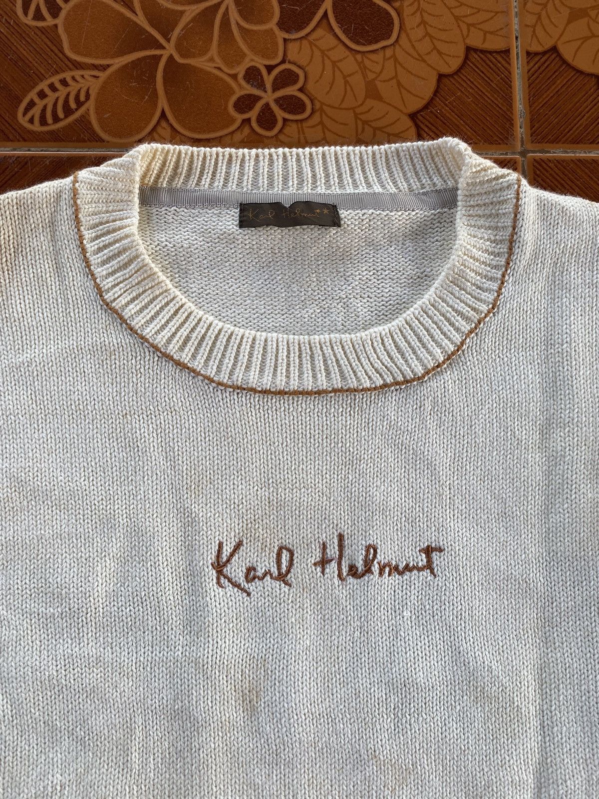 Karl Helmut Vintage karl Helmut Patchwork Sweatshirt Size US M / EU 48-50 / 2 - 3 Thumbnail