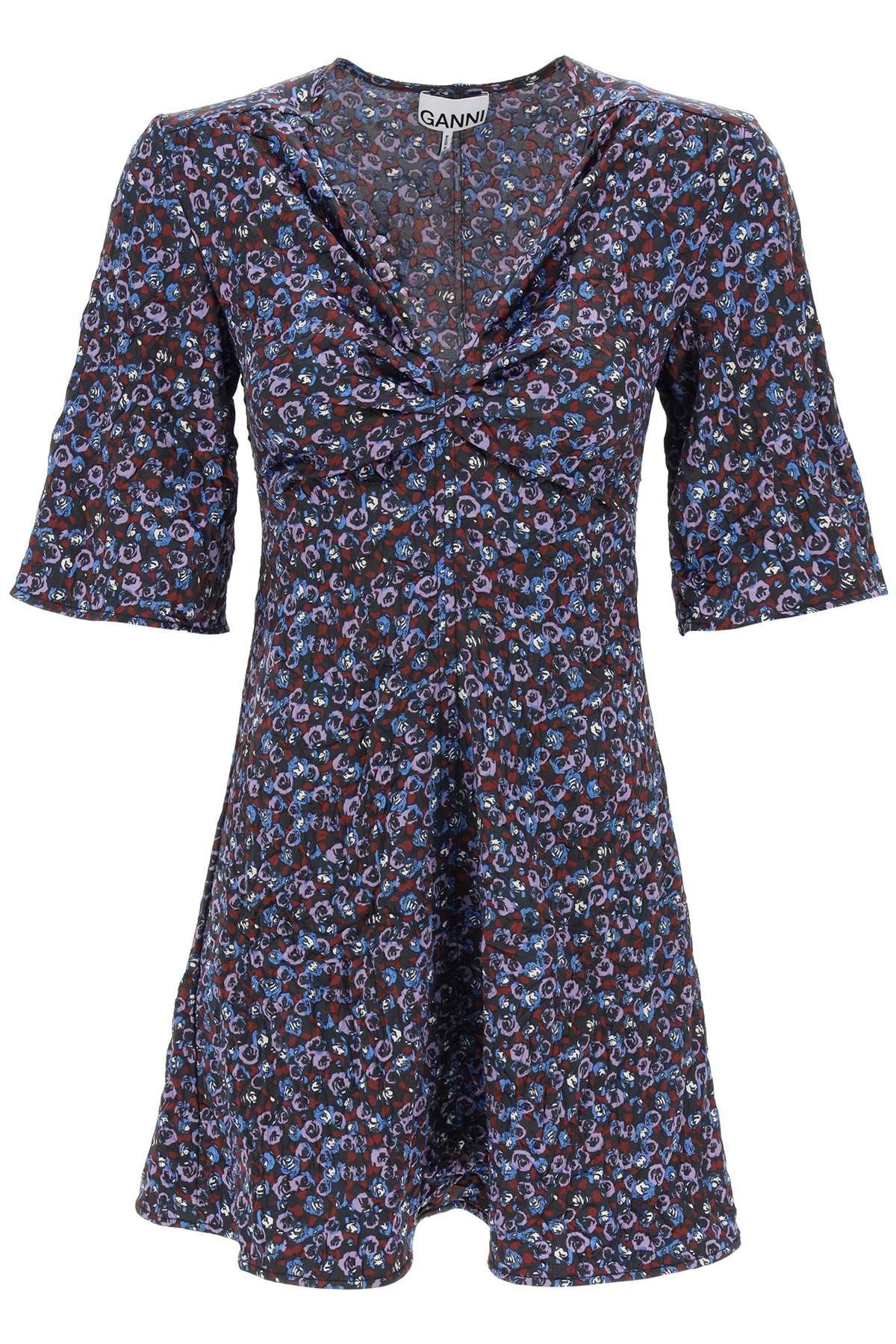 Ganni Ganni Beaumont Chiffon Dress Brandy Brown Grailed