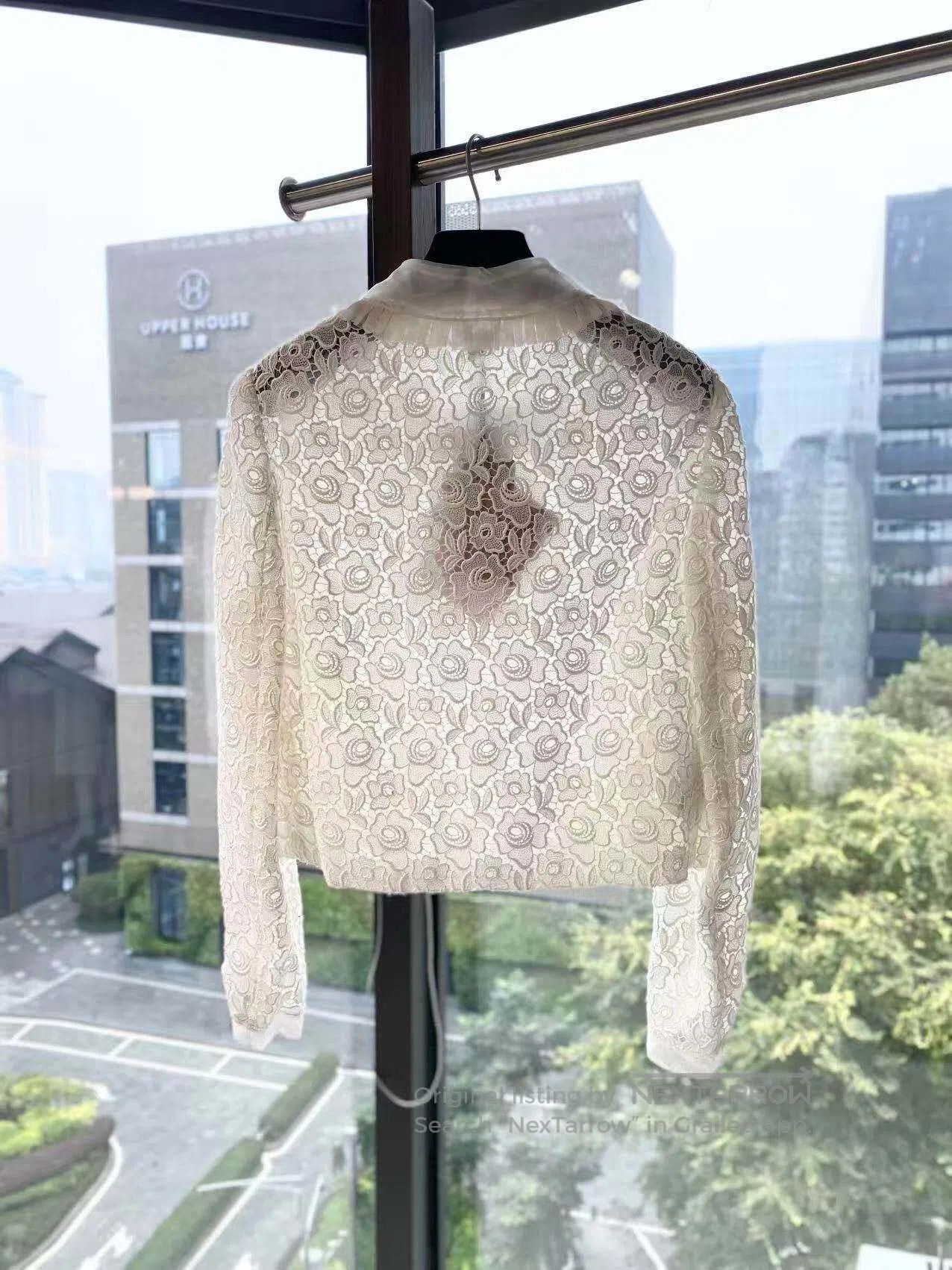 Miu Miu Miu Miu Lace cut-out bow jacket| Size XS / US 0-2 / IT 36-38 - 3 Thumbnail